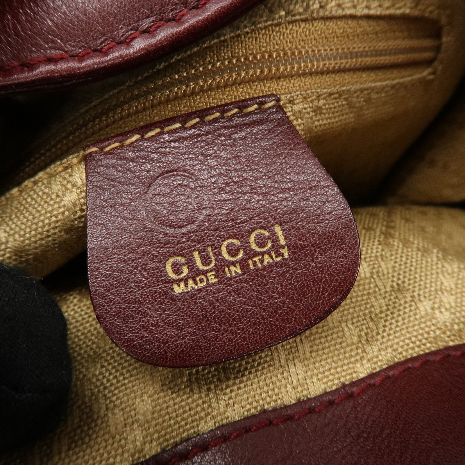 GUCCI Bamboo Leather Mini Ruck Sack Back Pack 003.2058.0030.0