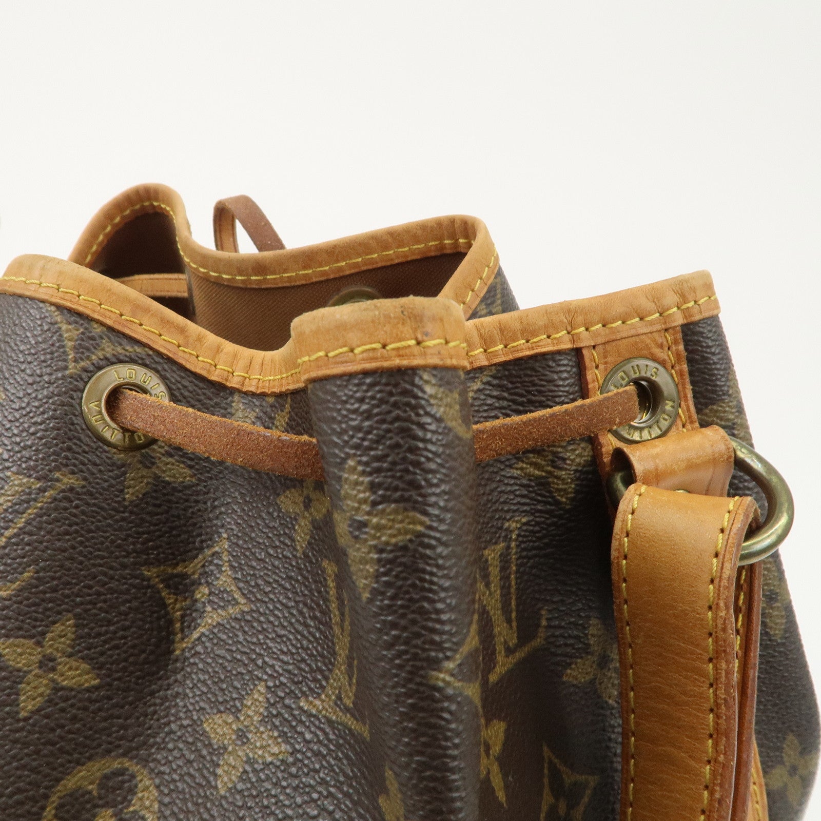 Louis Vuitton Monogram Noe Shoulder Bag Hand Bag Brown M42224