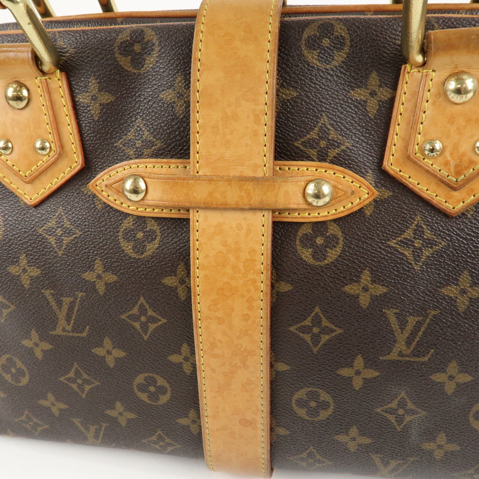 Louis Vuitton Monogram Manhattan GM Hand Bag M40025 Used