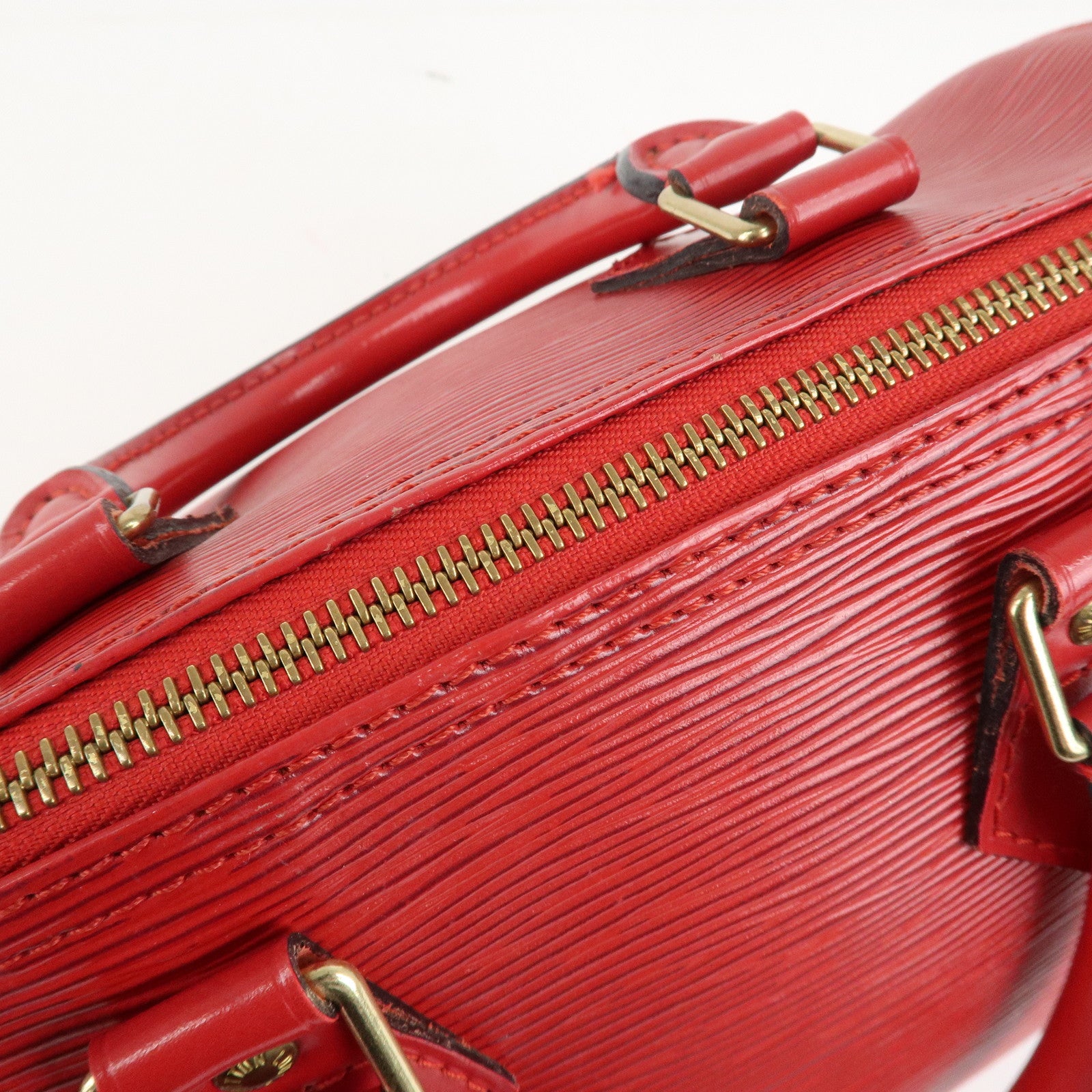 Louis Vuitton Epi Speedy 25 Hand Bag Castilian Red M43017