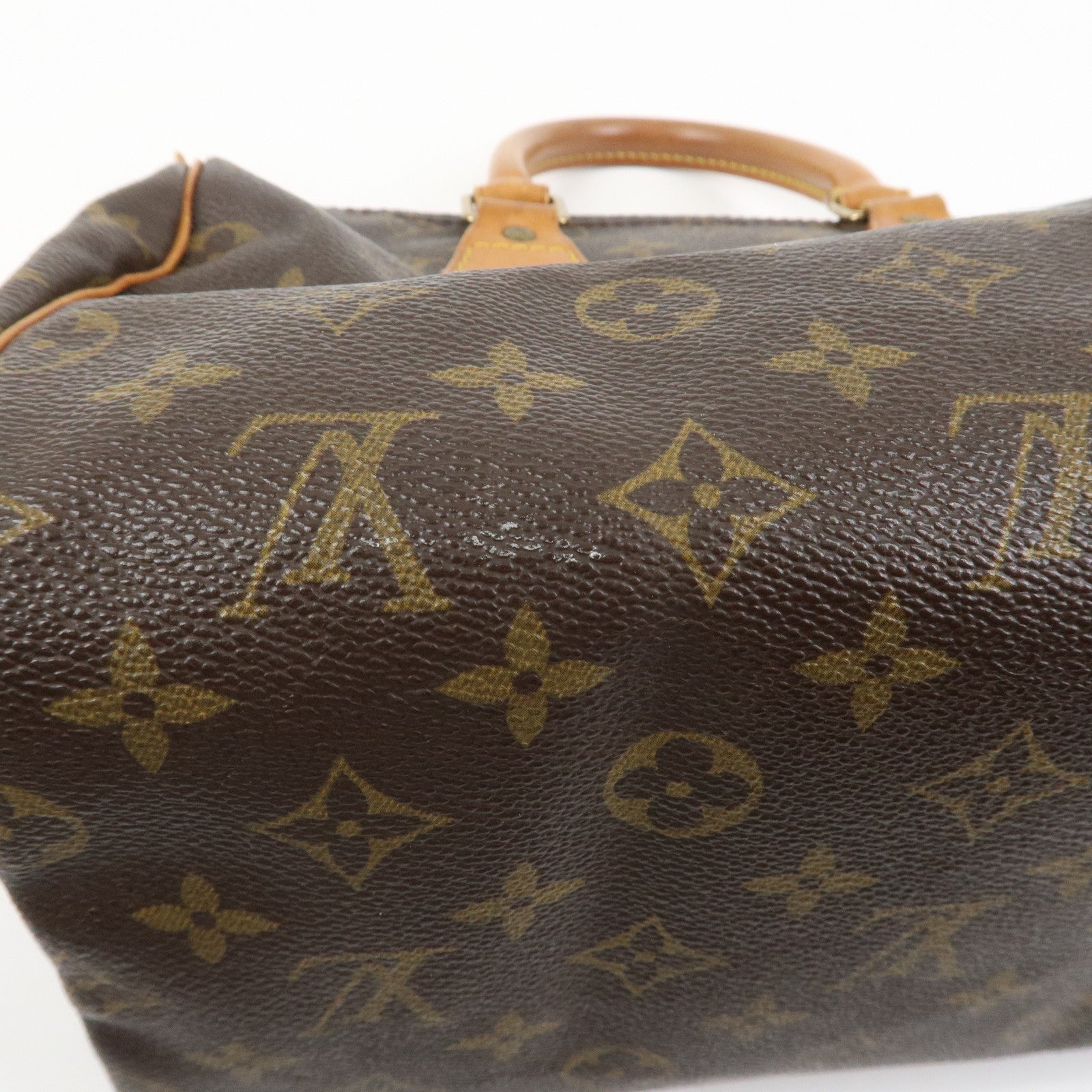 Louis Vuitton Monogram Speedy 25 Boston Bag Hand Bag Brown M41528