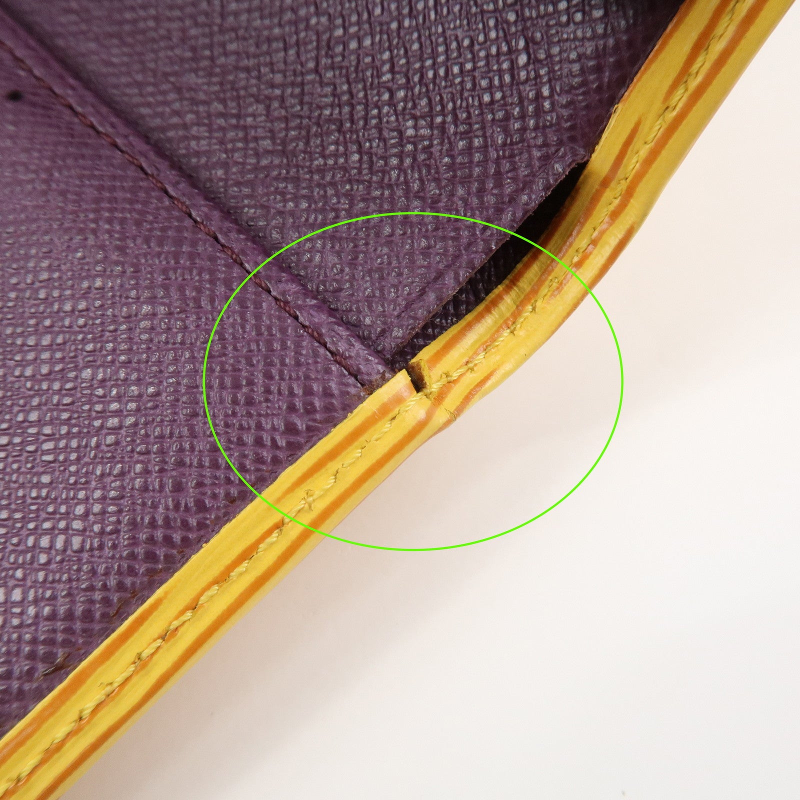 Louis Vuitton Epi Portefeuille Bié Compact Wallet Yellow M63559