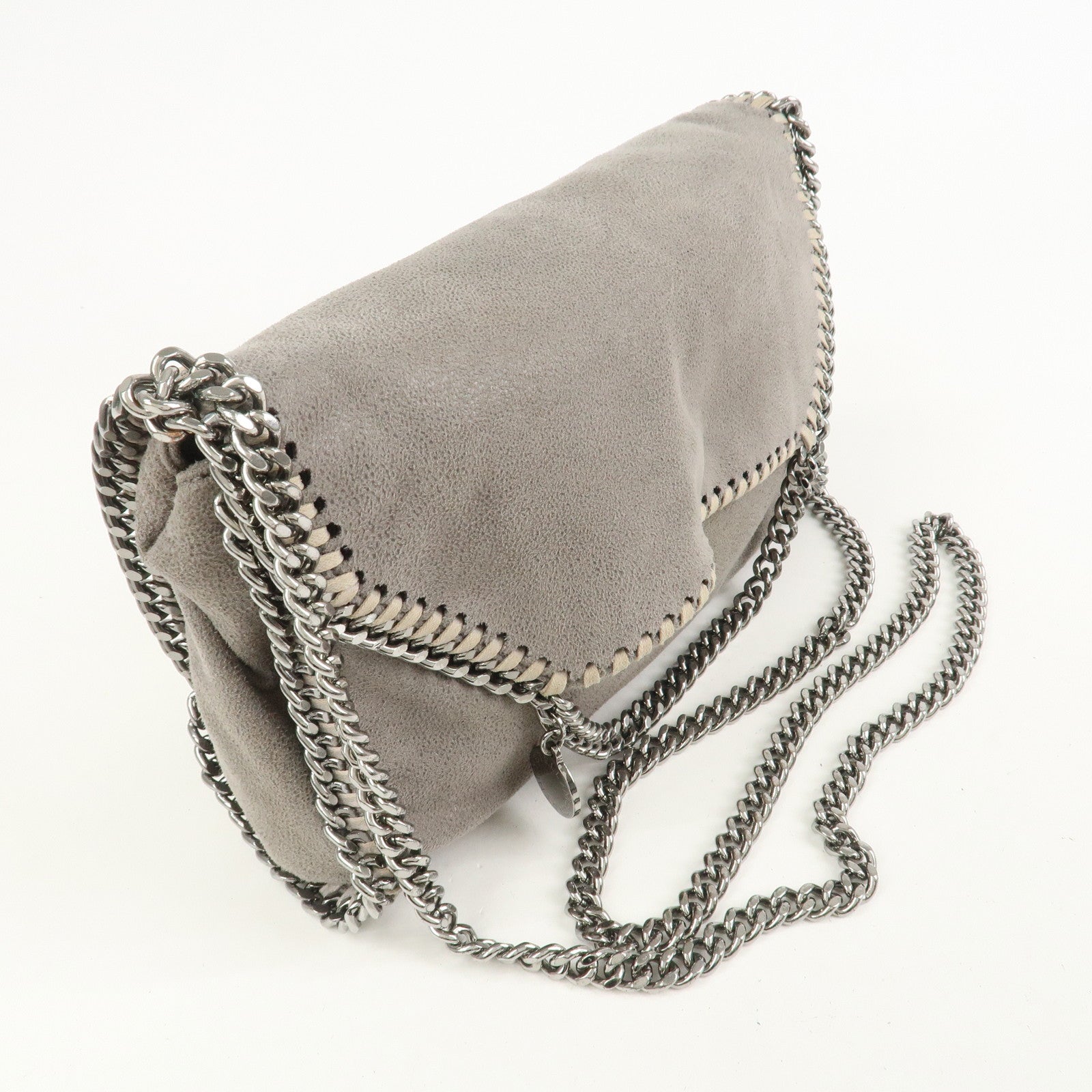 STELLA MCCARTNEY Falabella Mini Shoulder Bag Grey