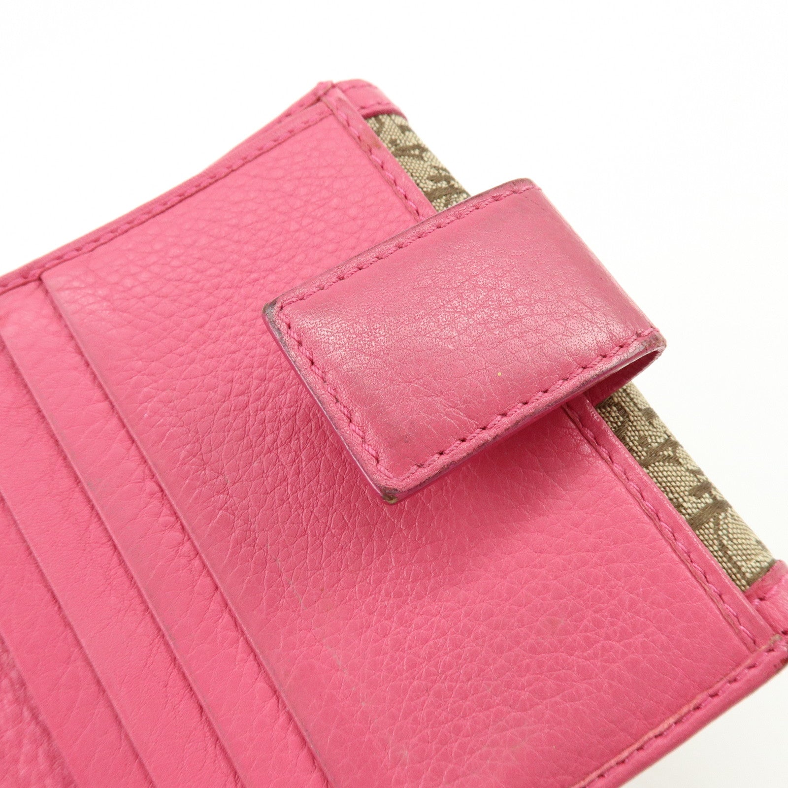 Christian Dior Street Chic Trotter Jaquard Canvas Leather Wallet