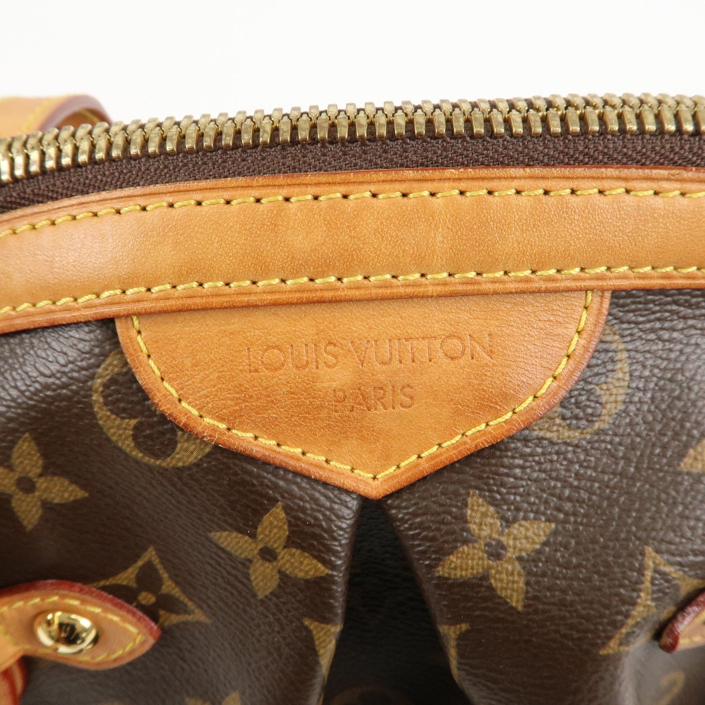 Louis Vuitton Monogram Tivoli GM Shoulder Bag Brown  M40144