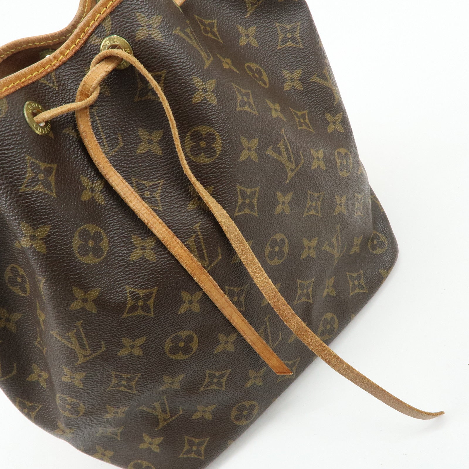 Louis Vuitton Monogram Petit Noe Shoulder Bag Brown M42226 Used