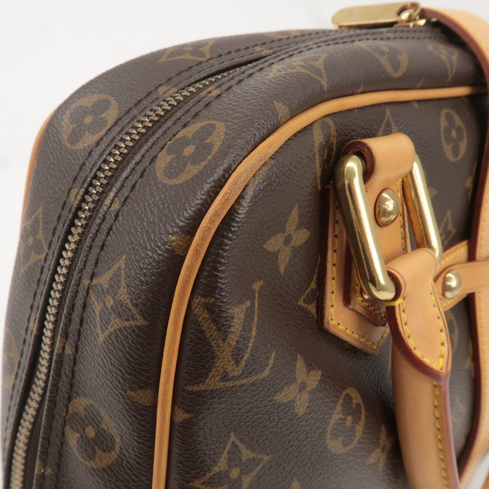 Louis Vuitton Monogram Manhattan GM M40025 Bag Handbag Free