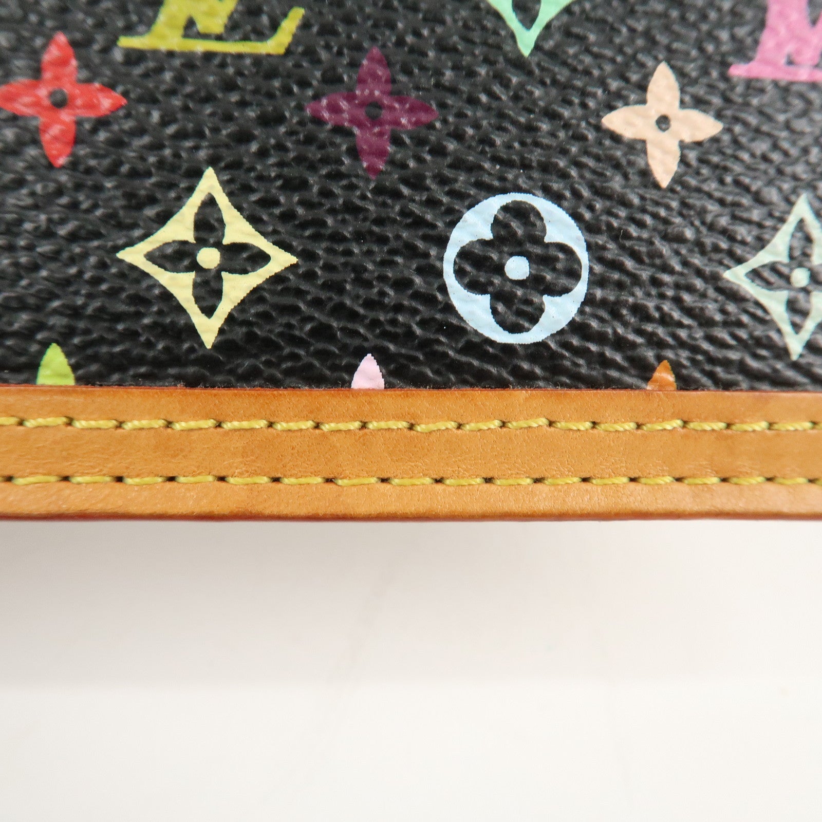 Louis Vuitton Monogram Multi Color Pochette Cles Noir M92654 Used