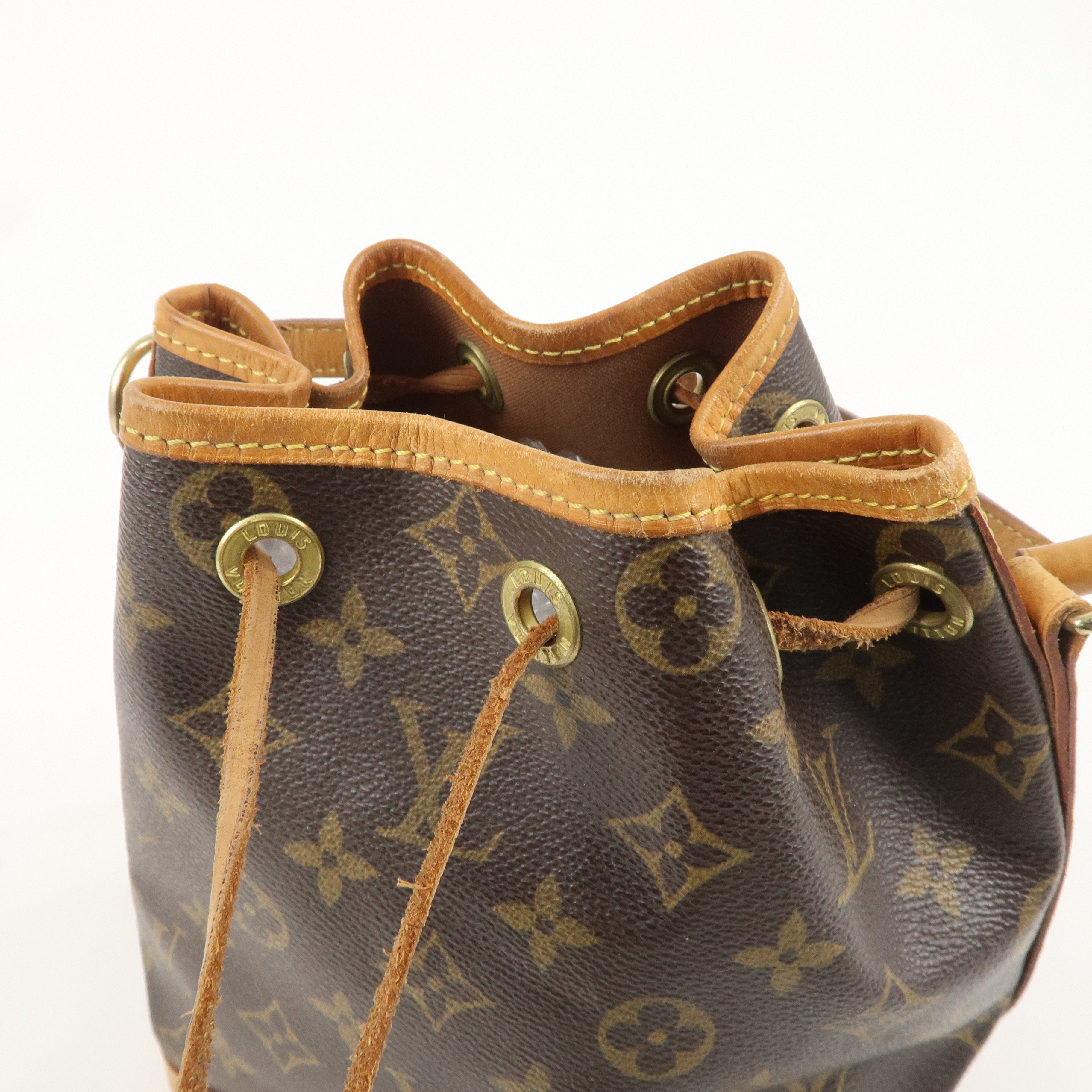 Louis Vuitton Monogram Mini Noe Hand Bag Brown M42227