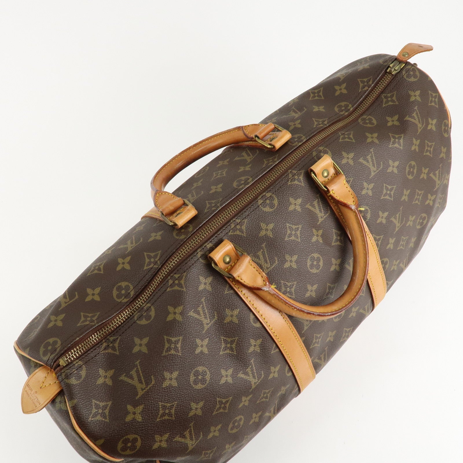 Louis Vuitton Monogram Keep All 50 Bag Boston Bag Brown M41426