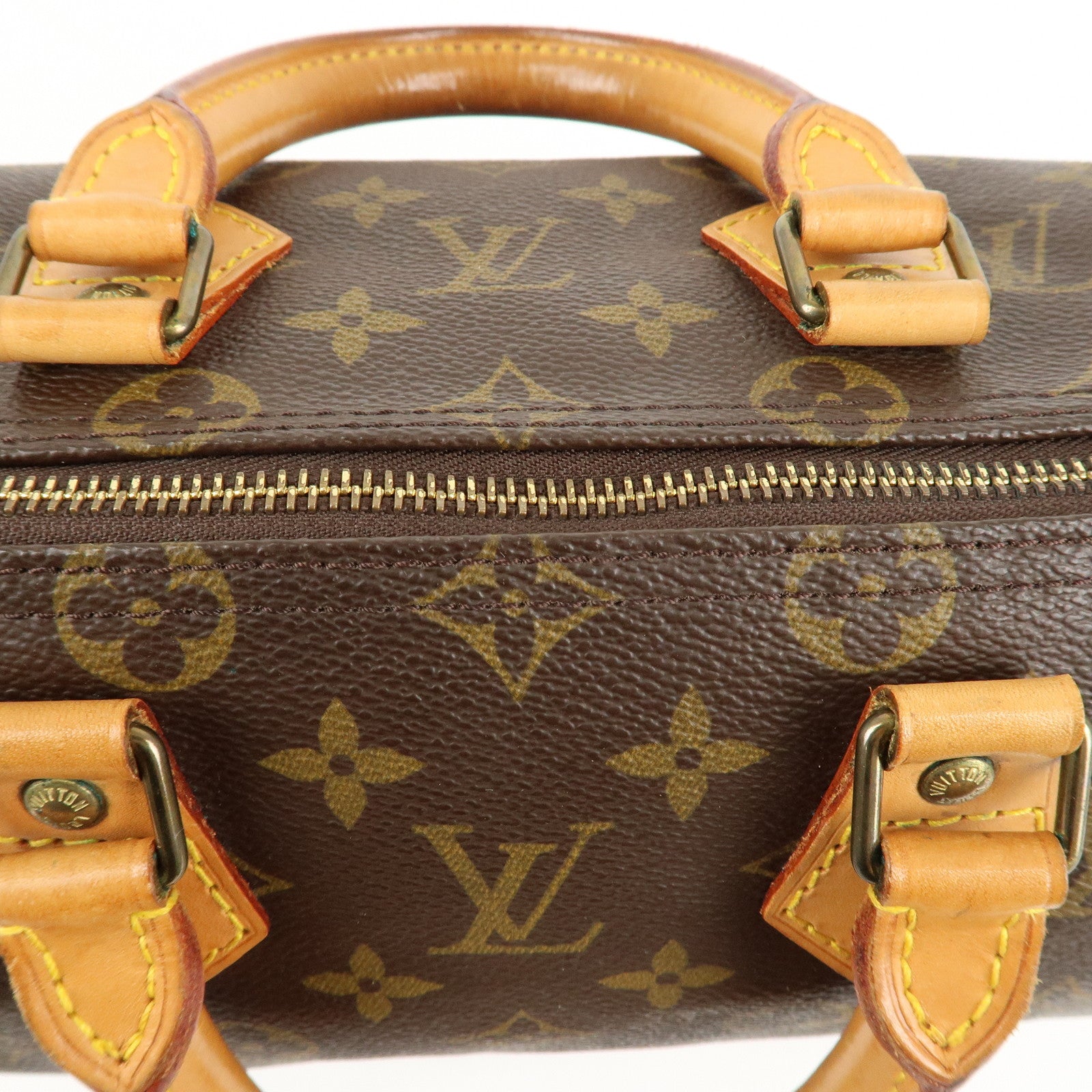 Louis Vuitton Monogram Speedy 25 Hand Bag Boston Bag M41528