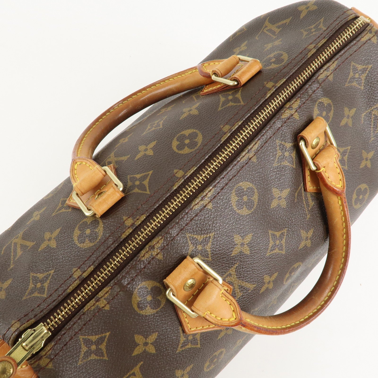 Louis Vuitton Monogram Speedy 30 Hand Bag Boston Bag M41526 Used