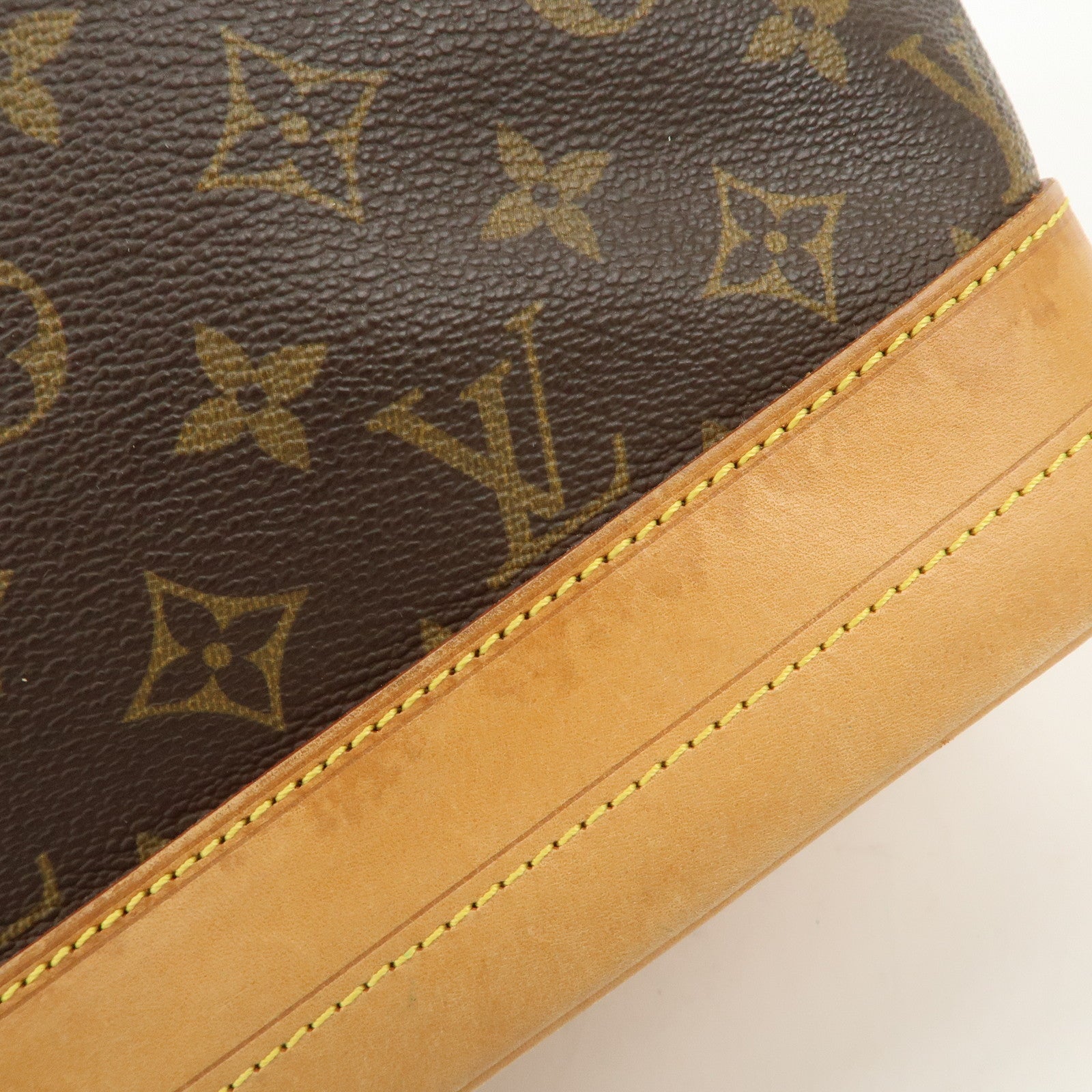 Louis Vuitton Monogram Noe Shoulder Bag Hand Bag Brown M42224 Used