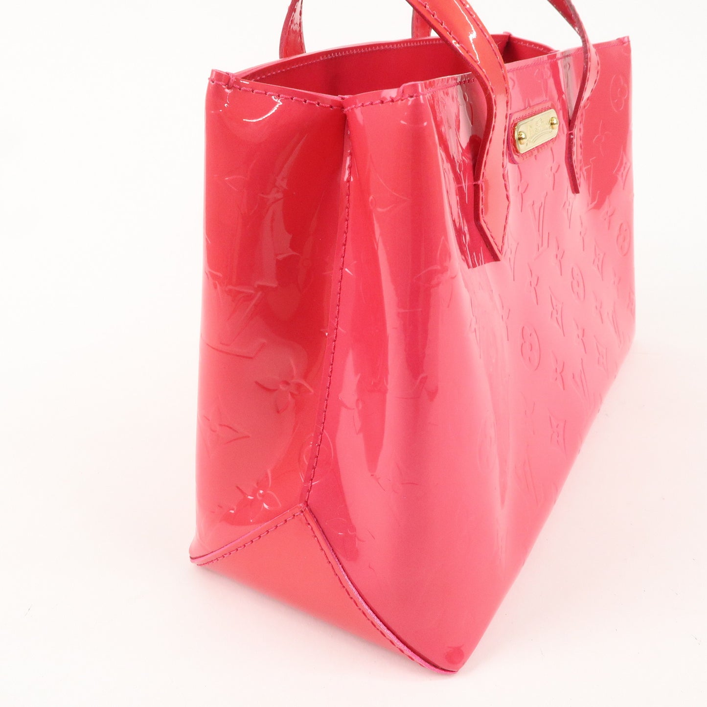 Louis Vuitton Monogram Vernis Wilshire PM Rose Pop M93643