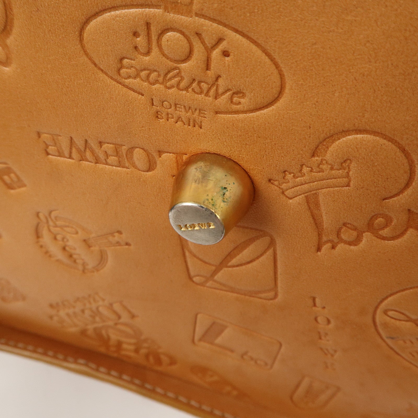 LOEWE Leather Doctor's Bag Boston Bag 160th Anniversary Used