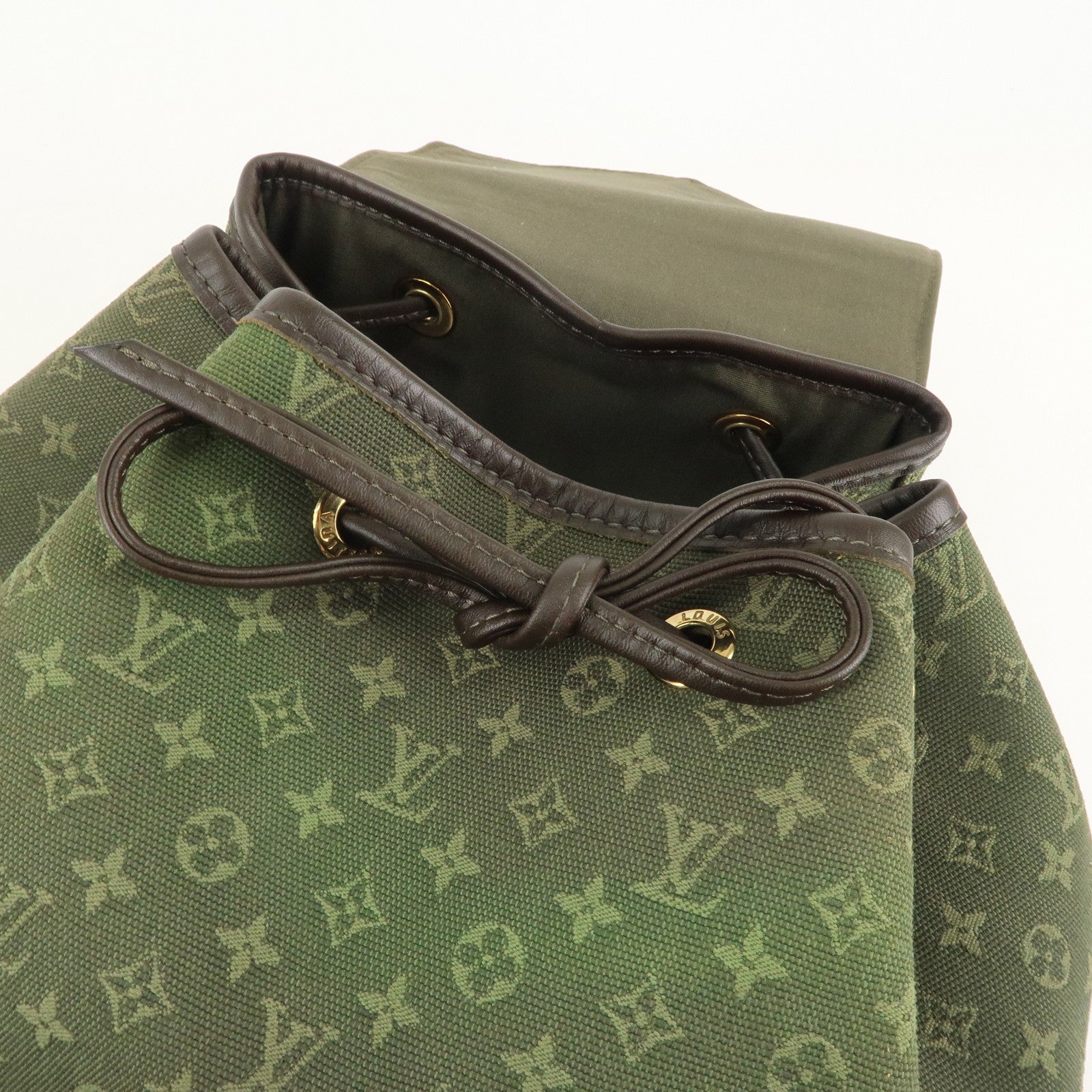 Louis Vuitton Monogram Mini Montsouris GM Backpack Khaki M92456