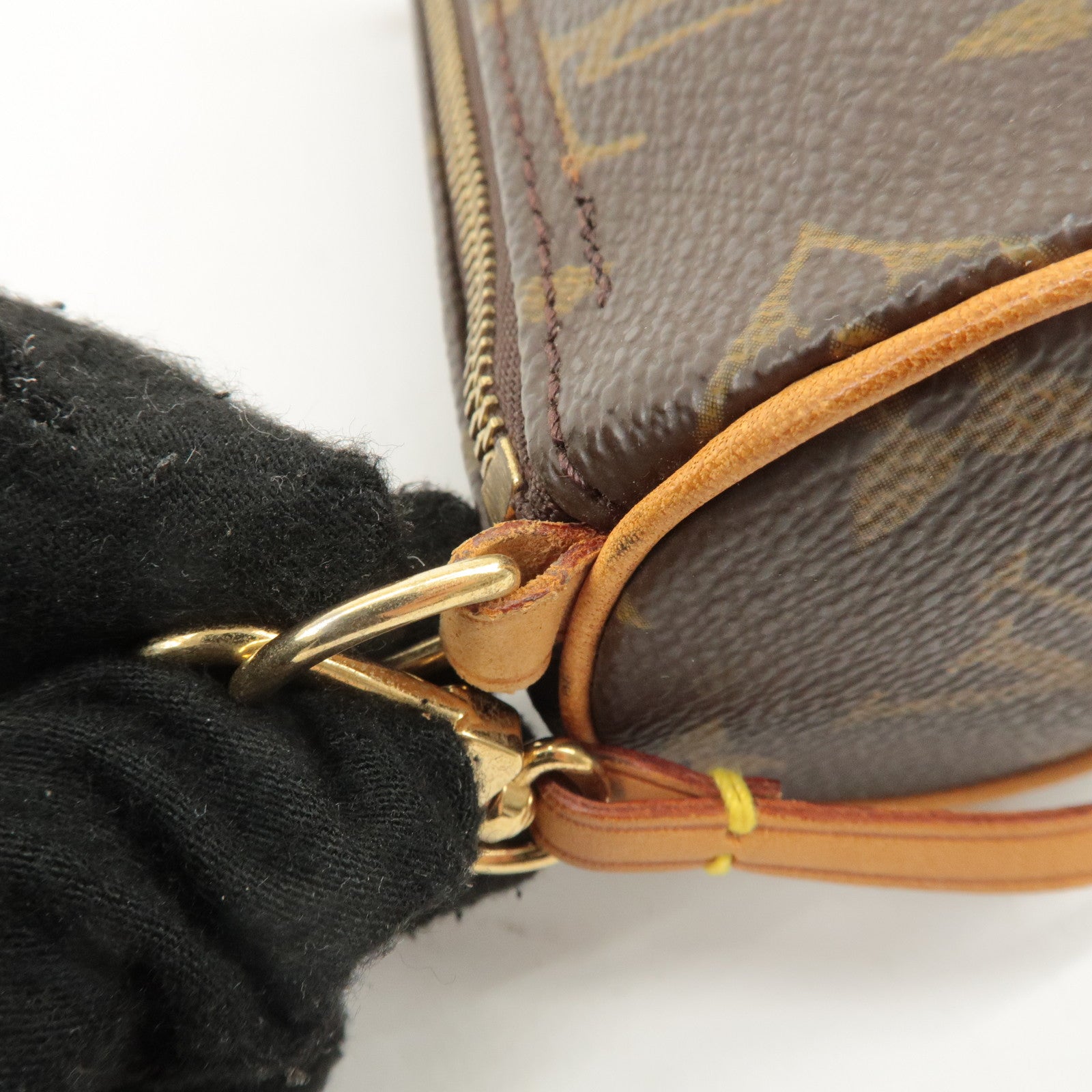 Louis Vuitton Monogram Mini Pouch for Papillon Bag Brown