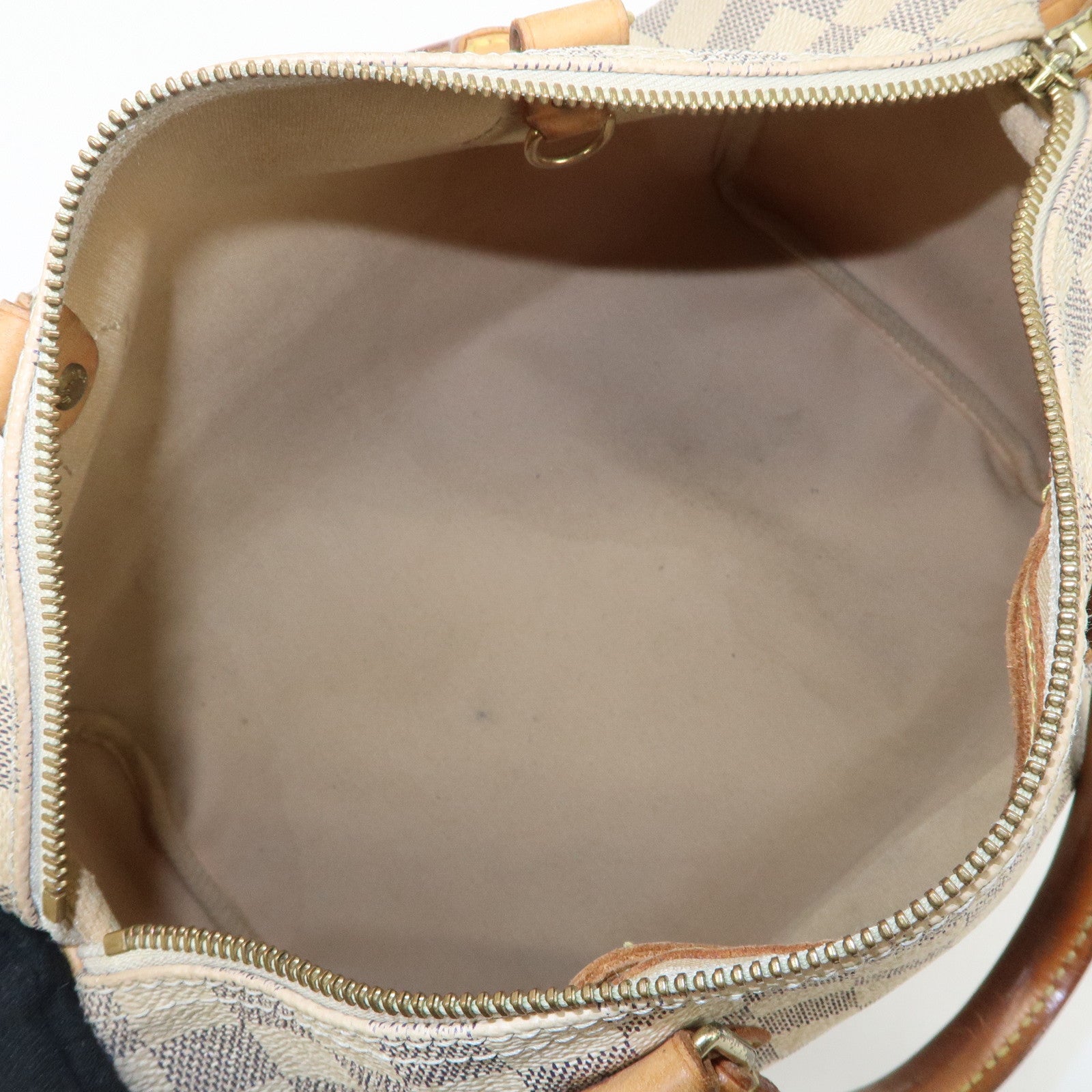 Louis Vuitton Damier Azur Speedy 30 Hand Bag Boston Bag N41533 Used