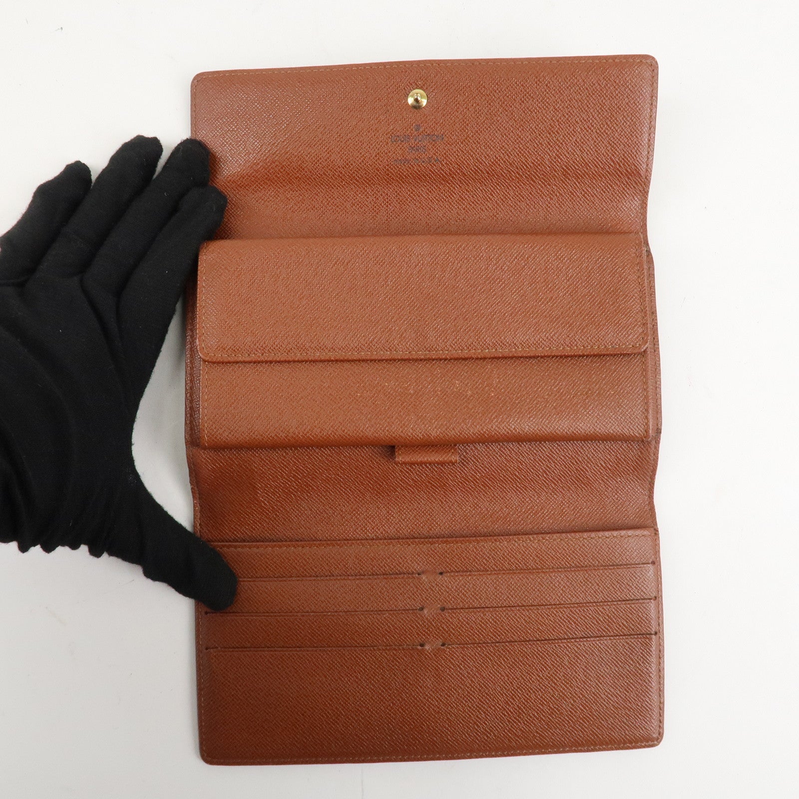Louis Vuitton Monogram Set of 2 Porte Tresor International M61215 Used