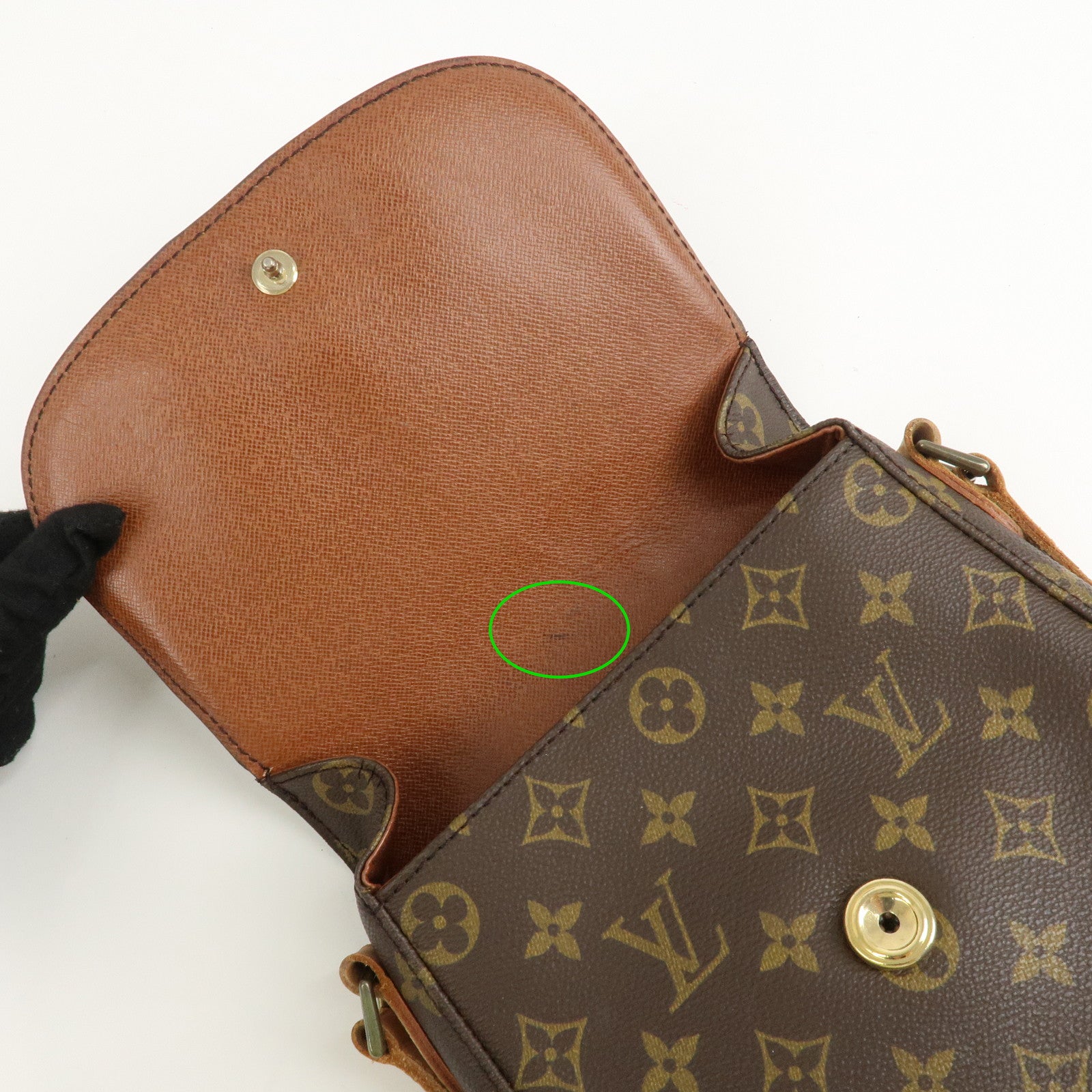 Louis Vuitton Monogram Mini Saint Cloud Shoulder Bag M51244