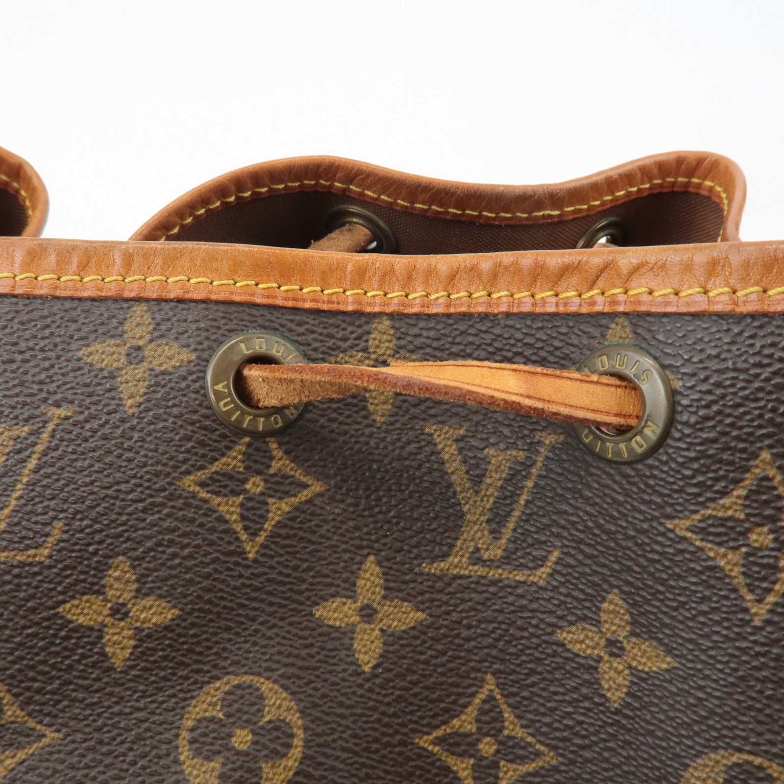 Louis Vuitton Monogram Petit Noe Shoulder Bag Brown M42226 Used