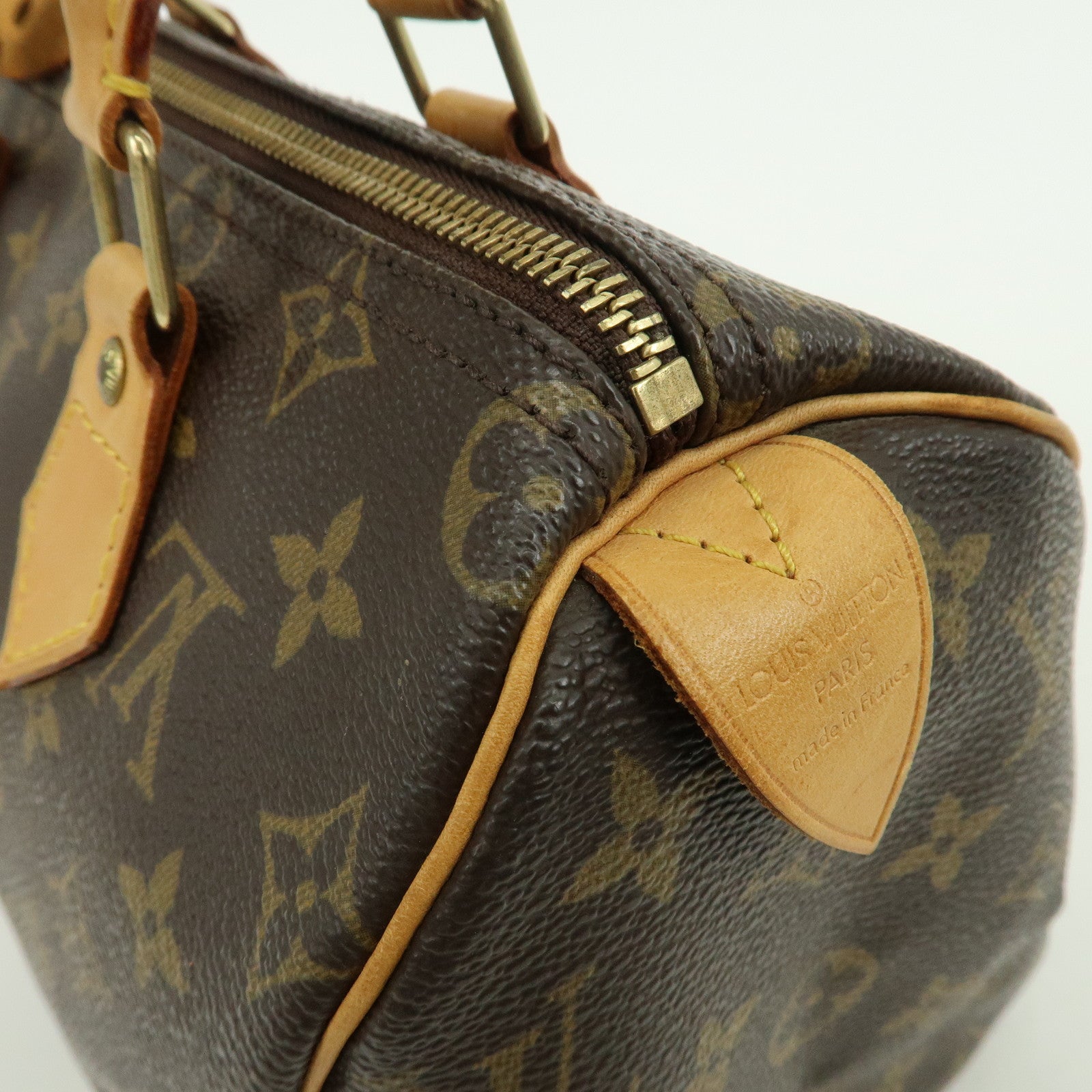 Louis Vuitton Monogram Speedy 25 Hand Bag Boston Bag M41528