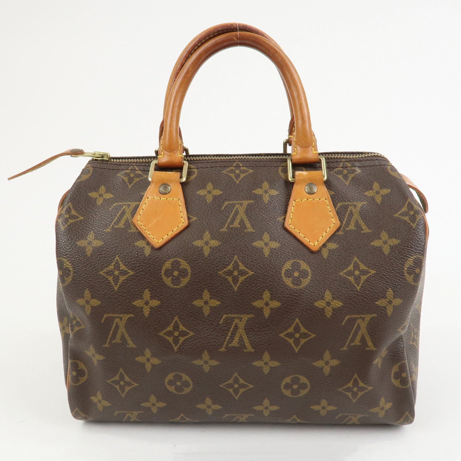 Louis Vuitton Monogram Speedy 25 Boston Bag Hand Bag Brown M41528
