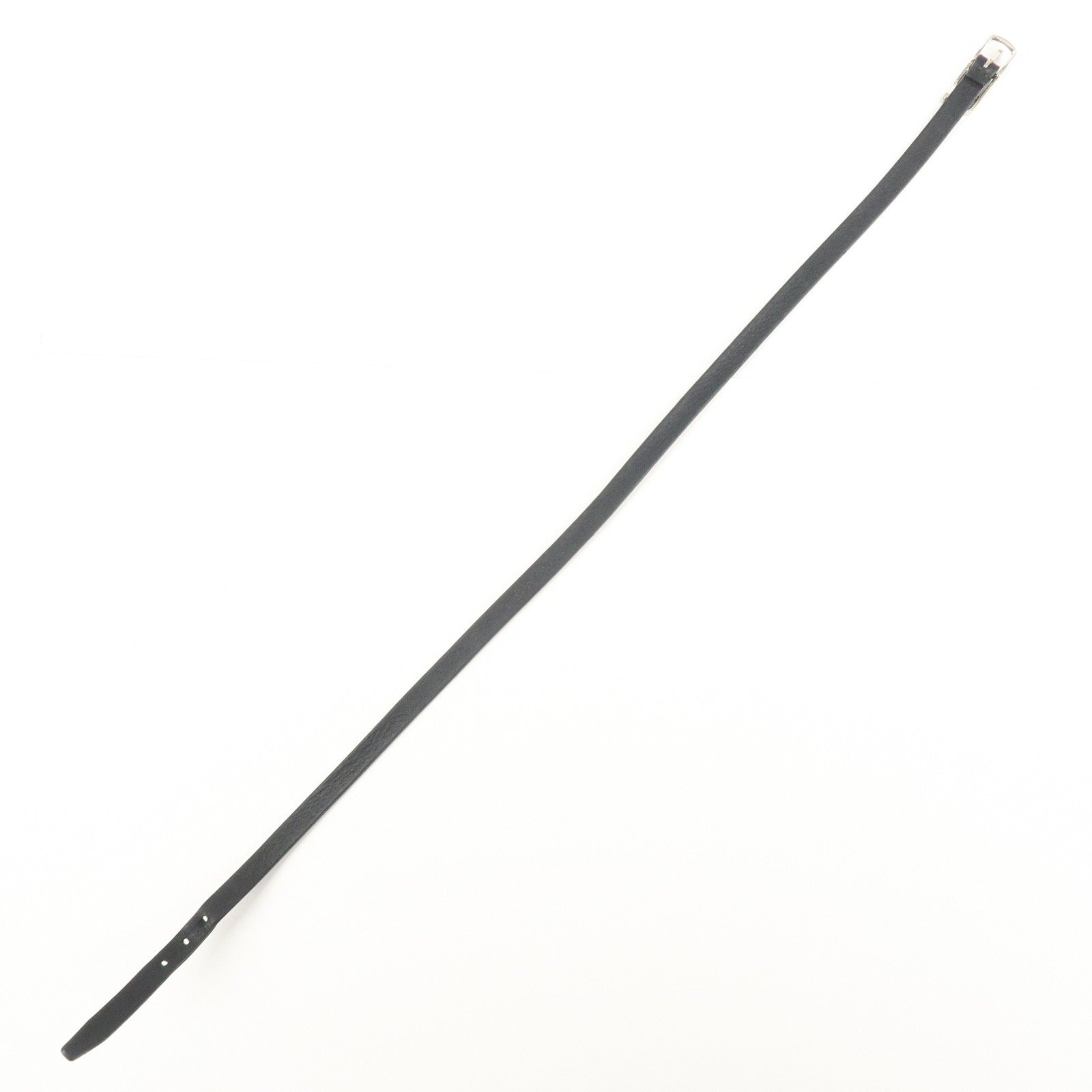 Louis Vuitton Leather Neogram Double Bracelet Black M6257D