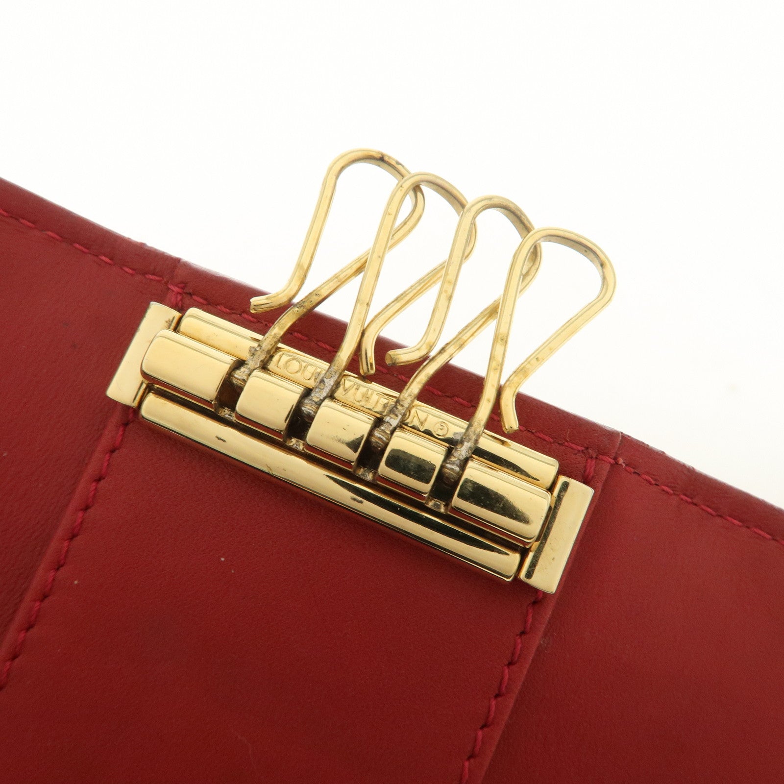 Louis Vuitton Monogram Vernis Multicles 4 Key Case Cerise M90204