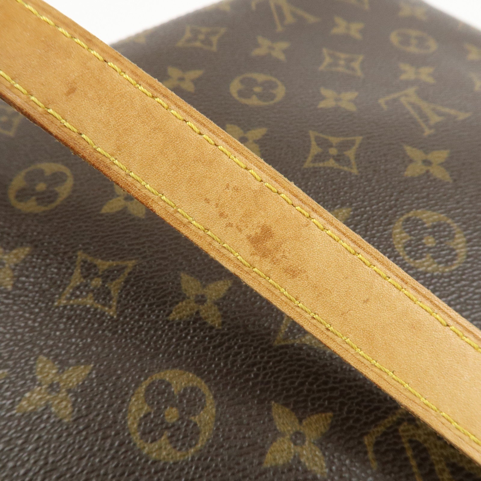 Louis Vuitton Monogram Luco Tote Bag Hand Bag Brown M51155 Used