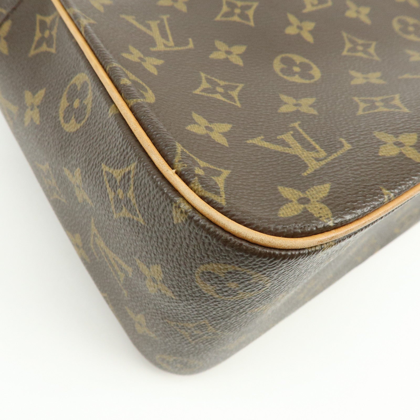 Louis Vuitton Monogram Excentri Cite Canvas Hand Bag Brown M51161