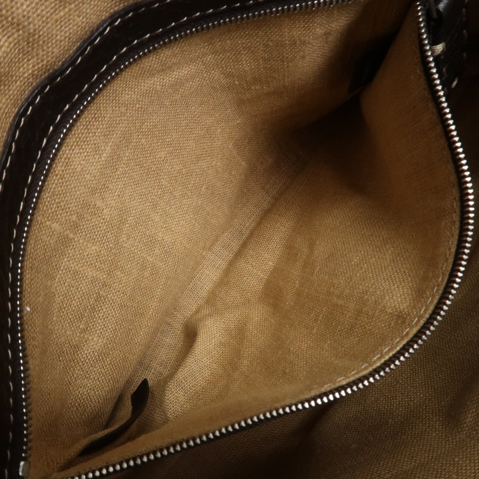 FENDI Selleria Leather Hand Bag Shoulder Bag Brown 8BR656