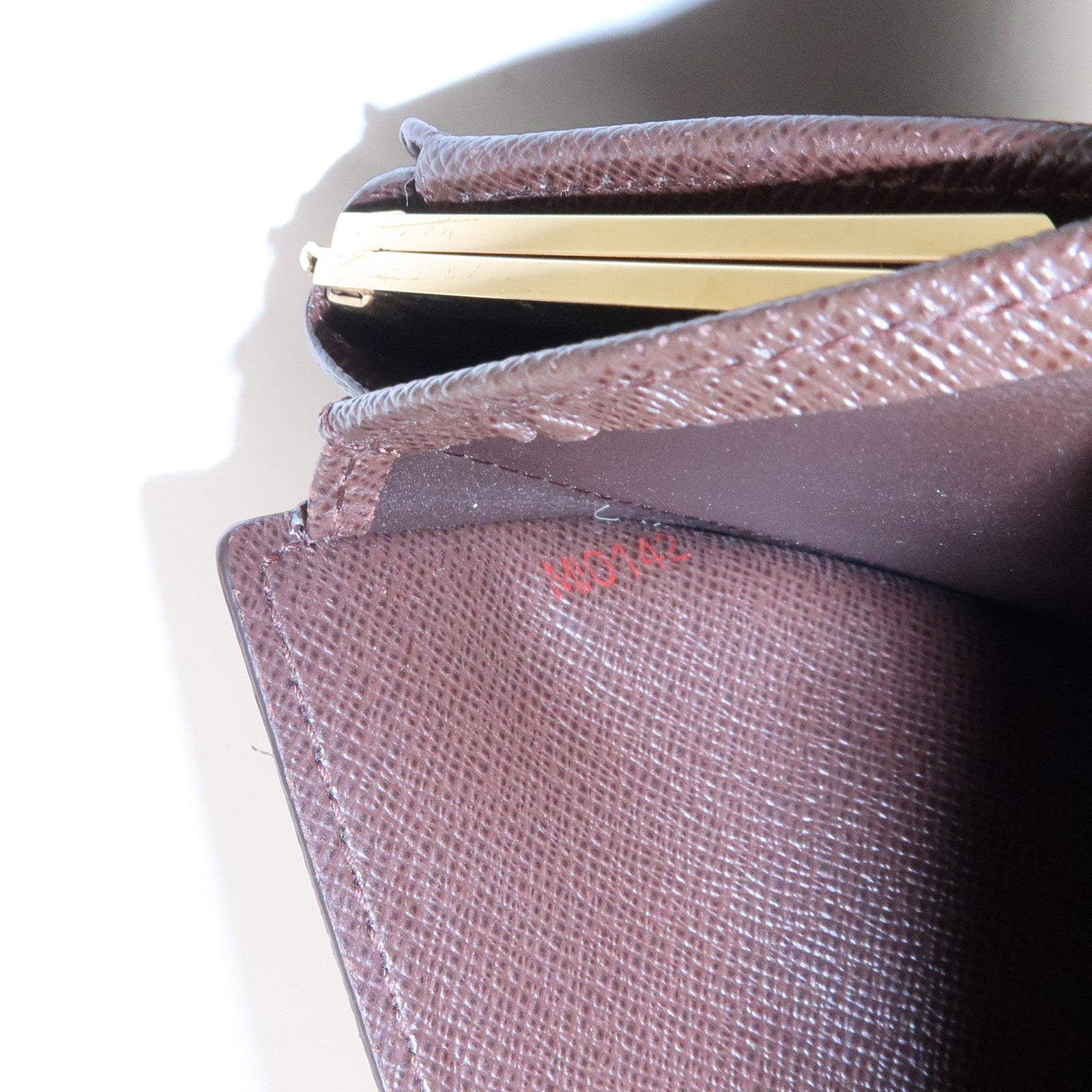 Louis Vuitton Damier Portefeuille Viennois Canvas Bi-fold Wallet Brown N61674