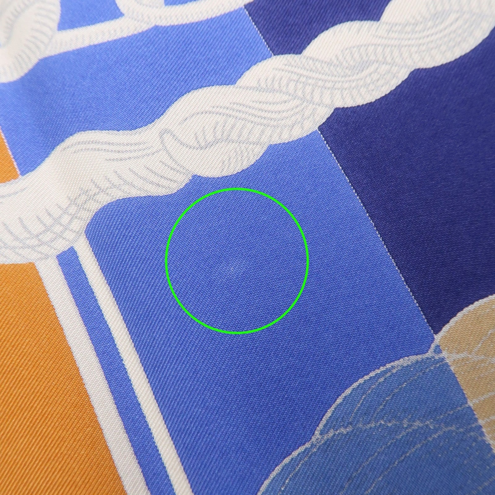 HERMES Carre 90 Silk 100% Scarf DELLA CAVALLERIA Blue Brown