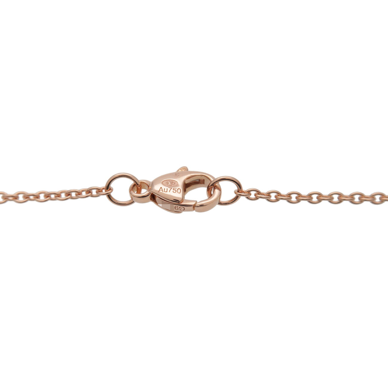 Louis Vuitton Pendantif Empreinte Necklace 750PG Rose Gold Q93968