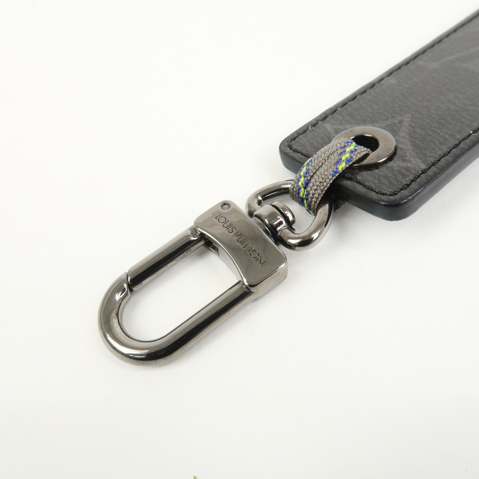 Louis Vuitton Monogram Porte Cles Fluo Tag Leather Key Charm MP0929