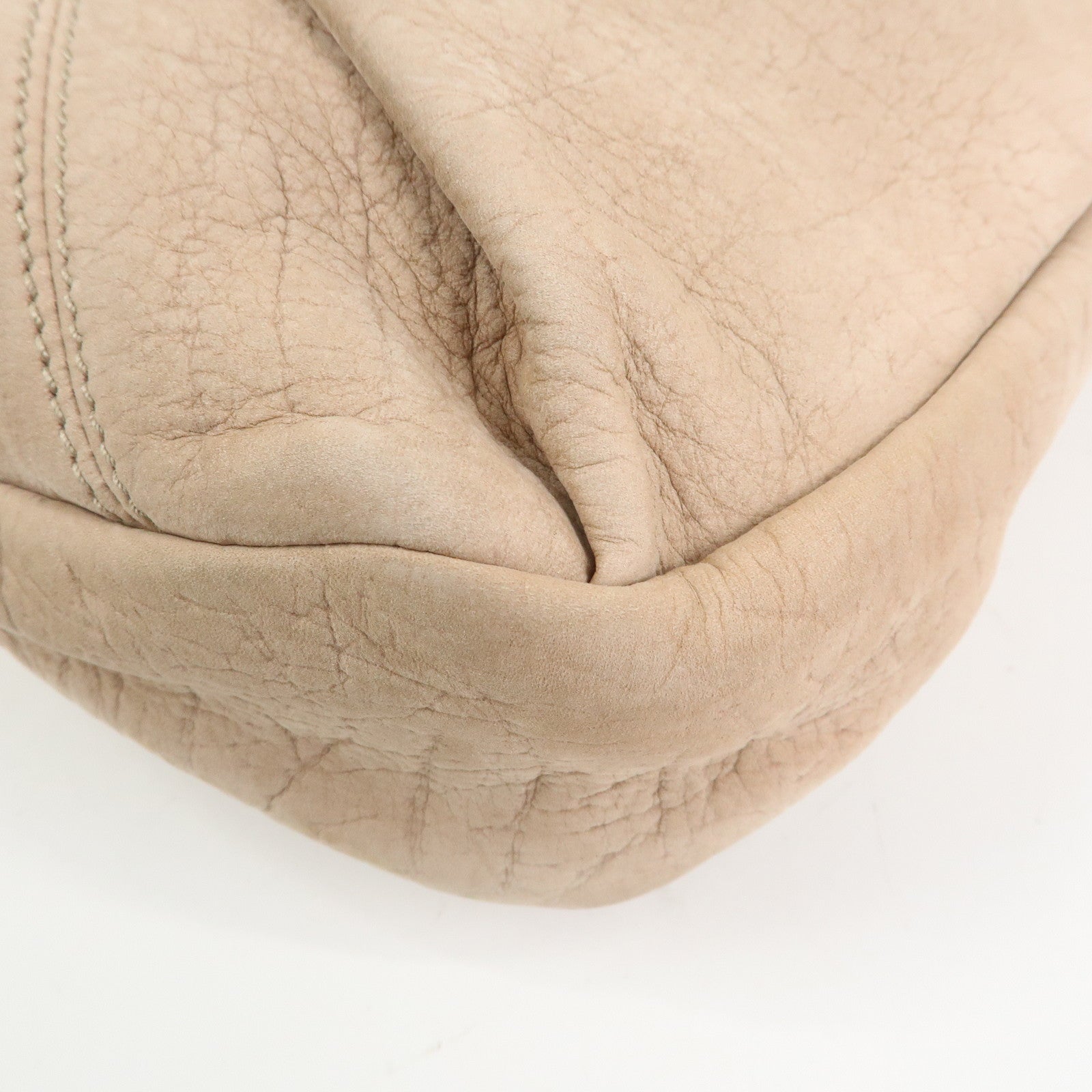 Ferragamo Vara Ribbon Leather 2Way Hand Bag Shoulder Bag Pink Beige