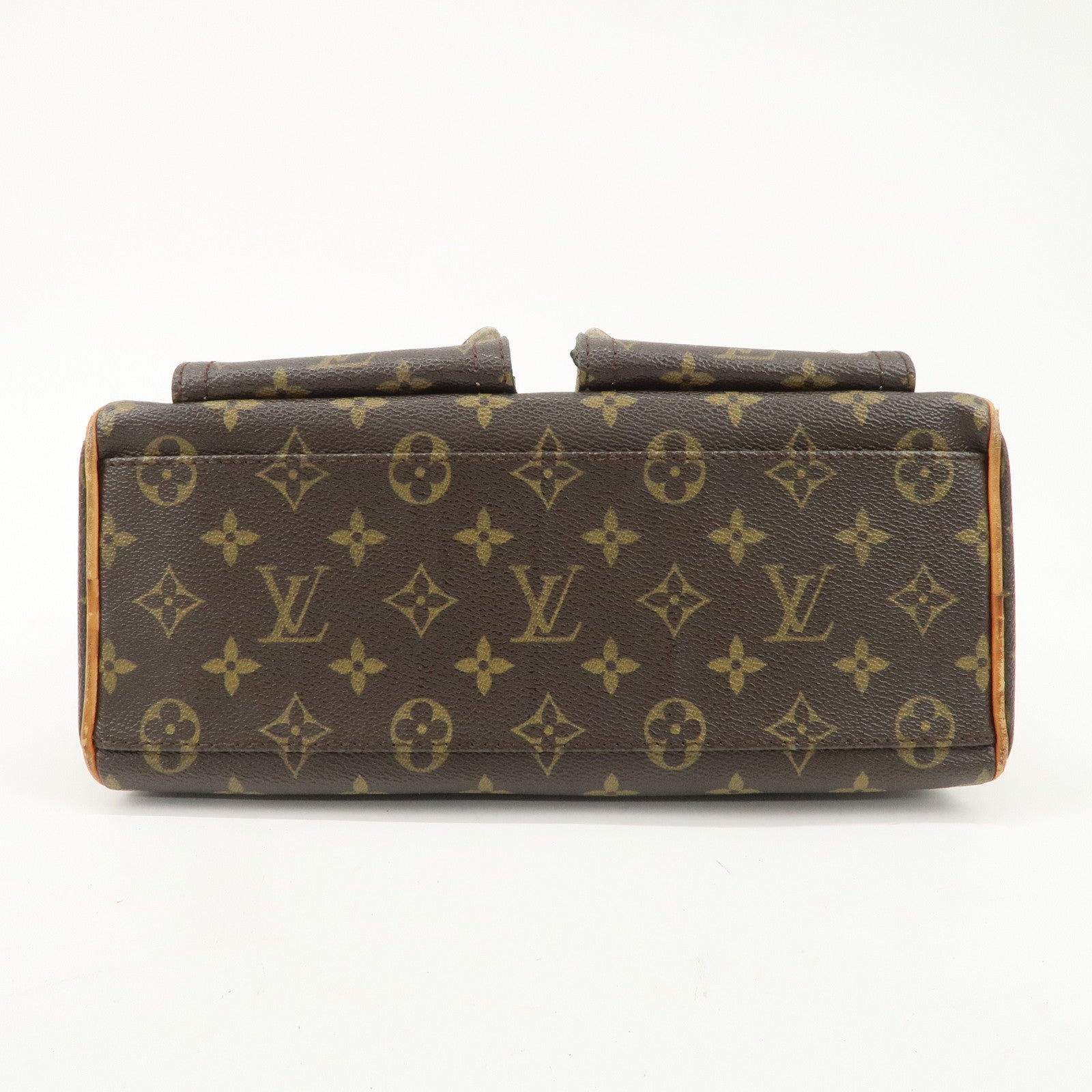 Louis Vuitton Monogram Manhattan PM Hand Bag Brown M40026