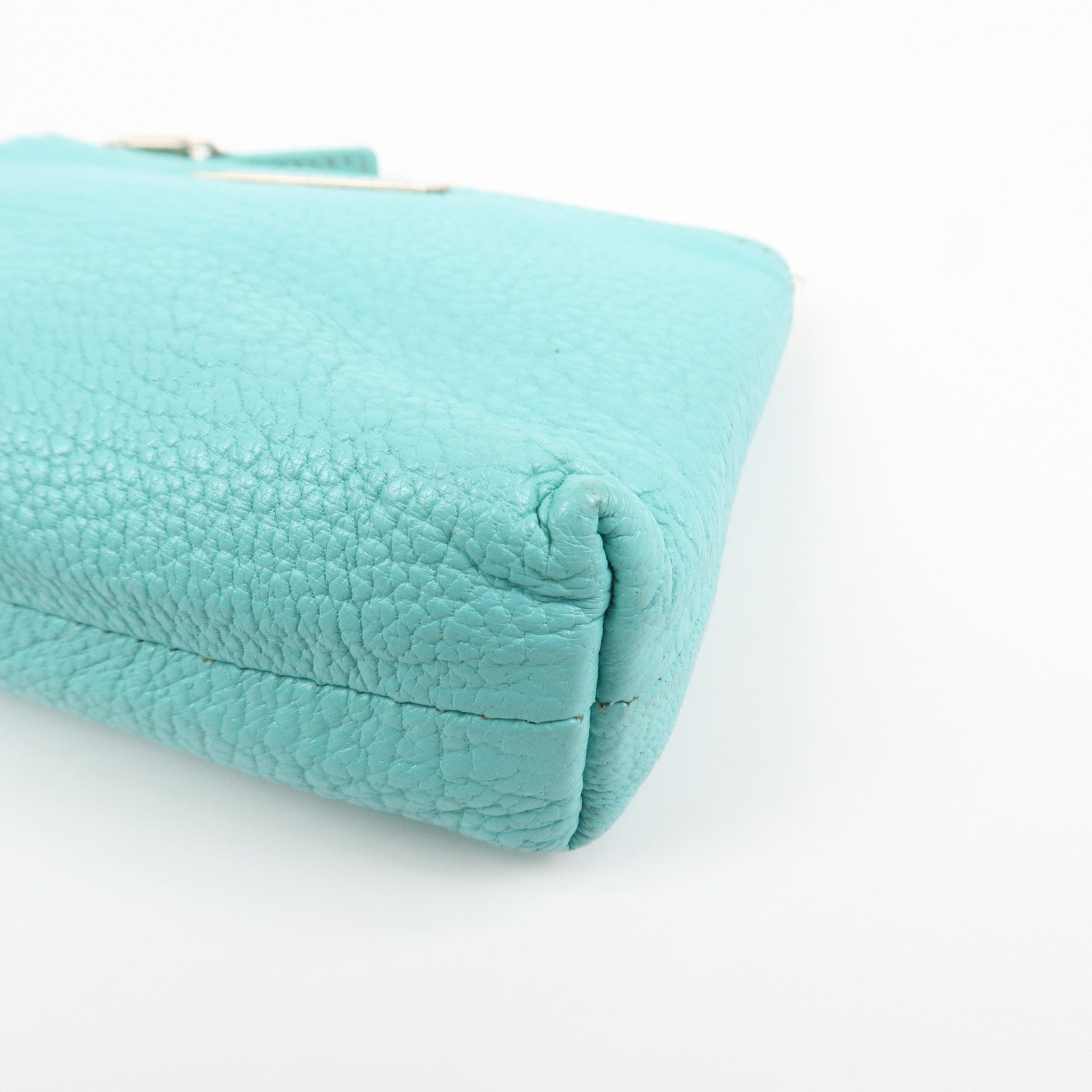 Tiffany & Co. Leather Small Pouch Accessories Pouch Tiffany Blue