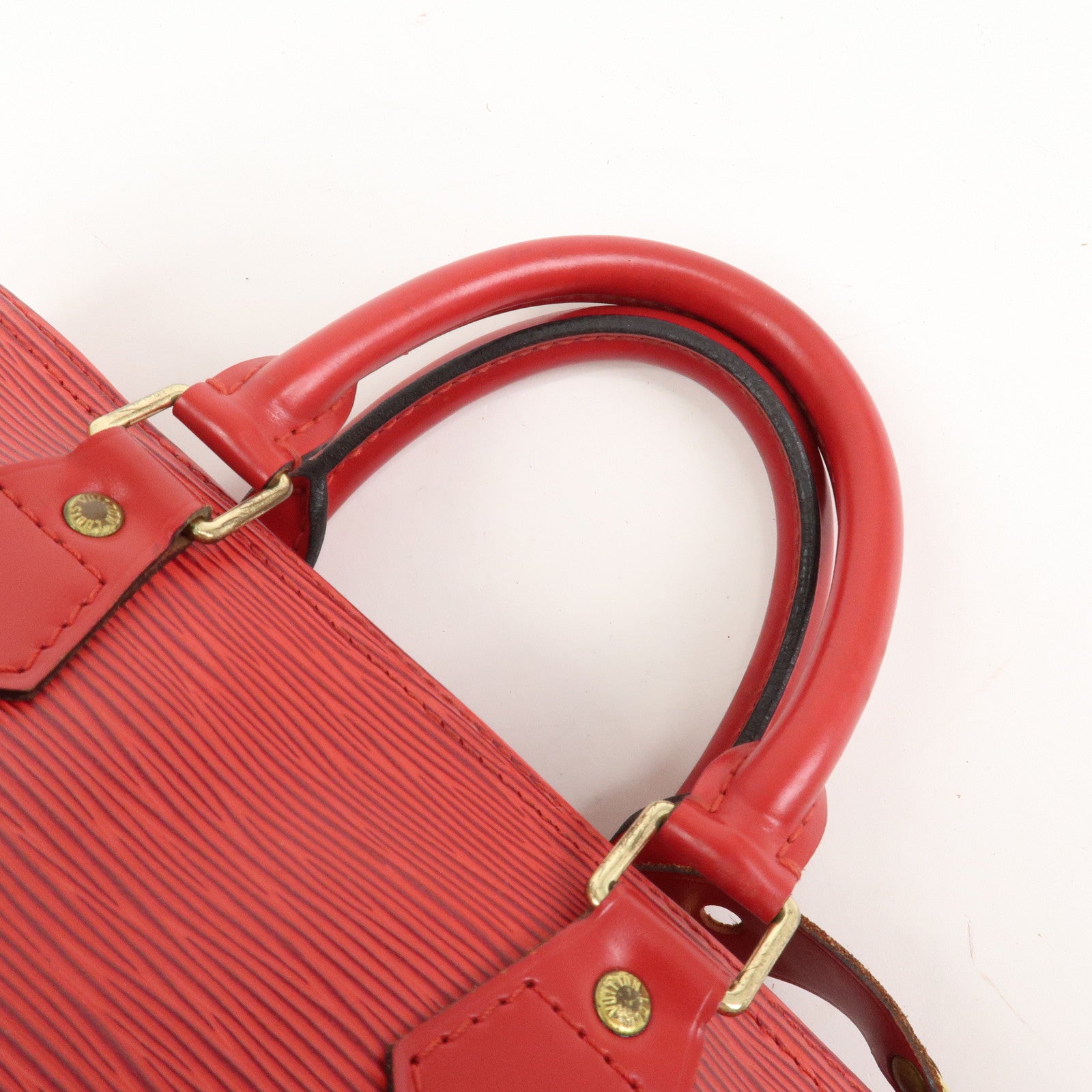 Louis Vuitton Epi Speedy 25 Hand Bag Castilian Red M43017