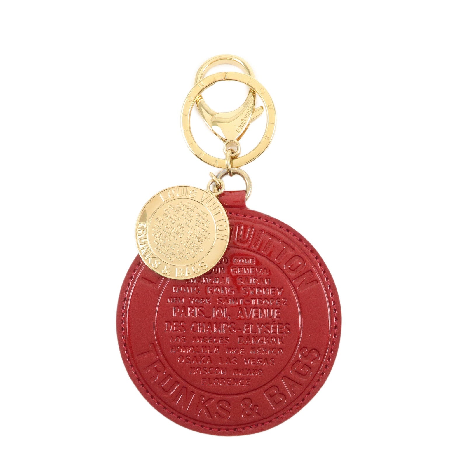 Louis Vuitton Vernis Porte Cles Ron T&B Bag Charm Key Charm M93605