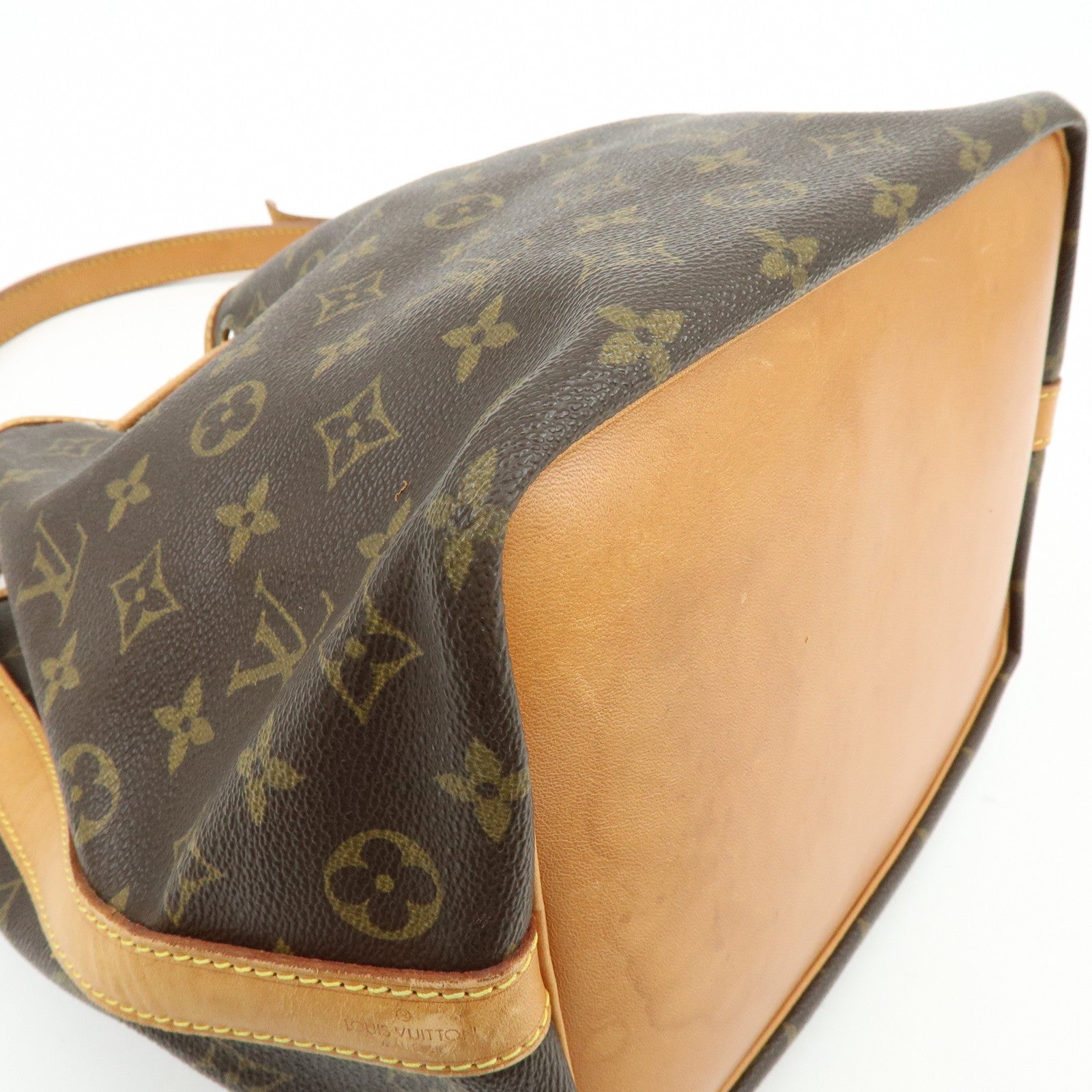 Louis Vuitton Monogram Petit Noe Shoulder Bag Brown M42226