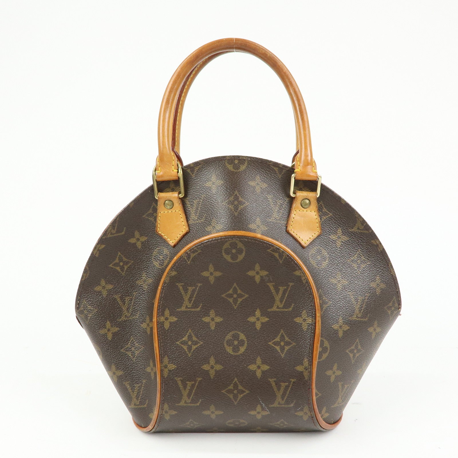 Louis Vuitton Monogram Ellipse PM Hand Bag Brown M51127