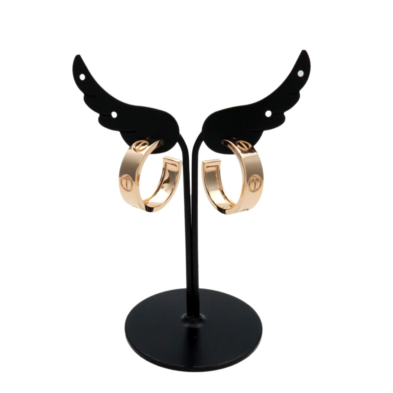 Cartier LOVE Earrings K18 750YG Yellow Gold