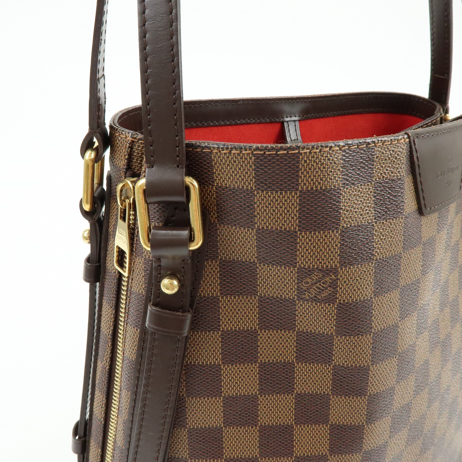 Louis Vuitton Damier Ebene Cabas Rivington Shoulder Bag N41108