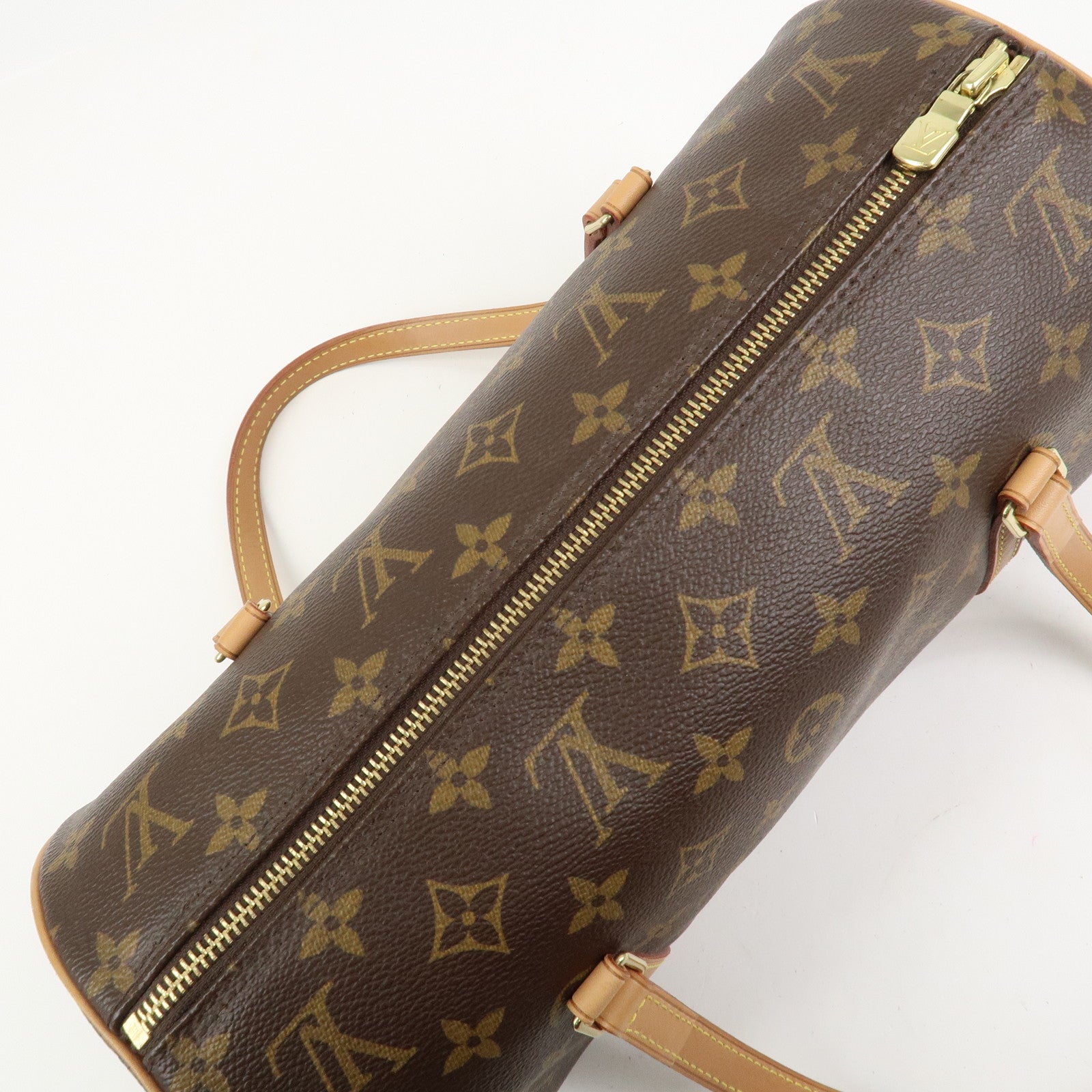 Louis Vuitton Monogram Papillon 30 Hand Bag New Style Brown M51385
