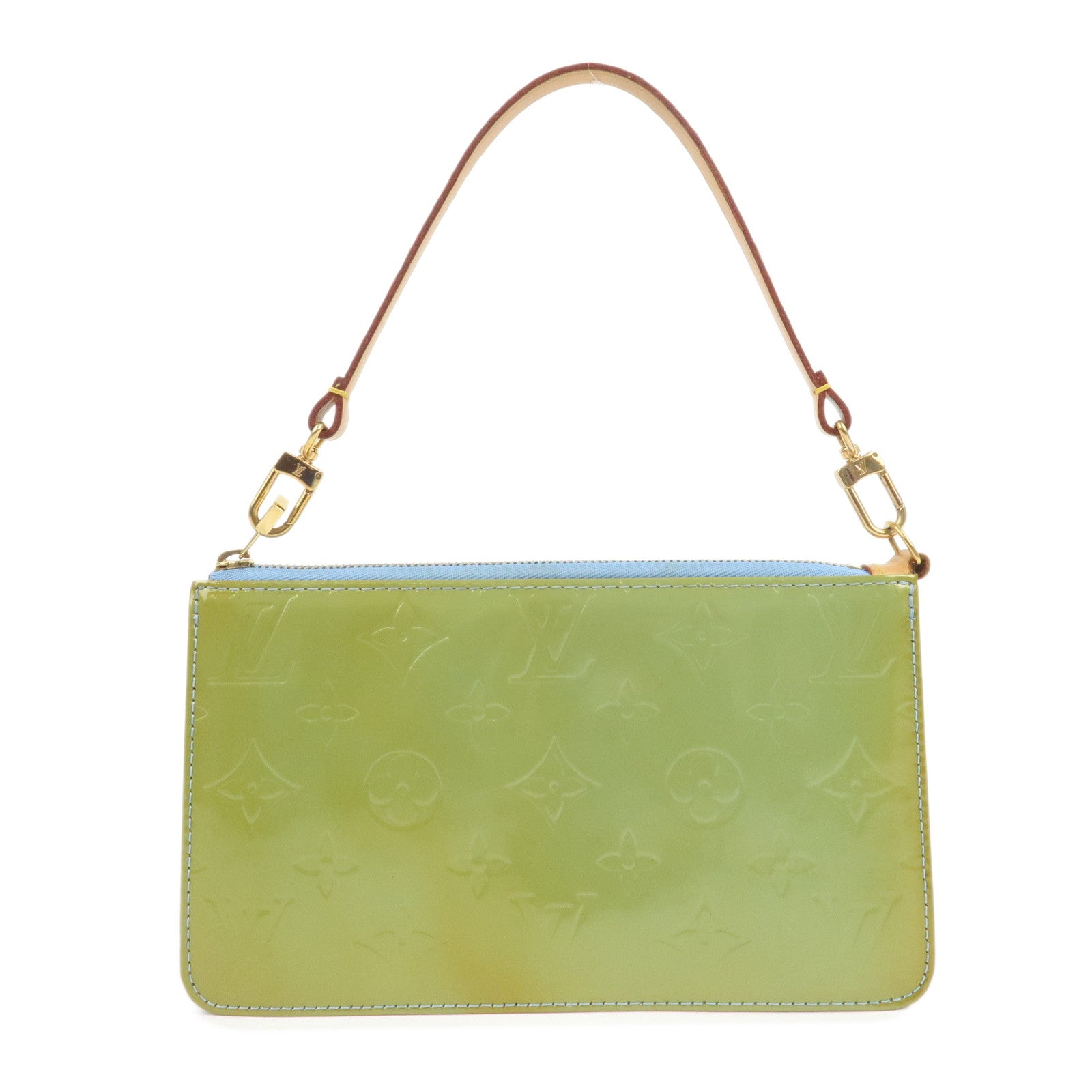 Louis Vuitton Monogram Vernis Lexington Hand Bag Baby Blue M91011