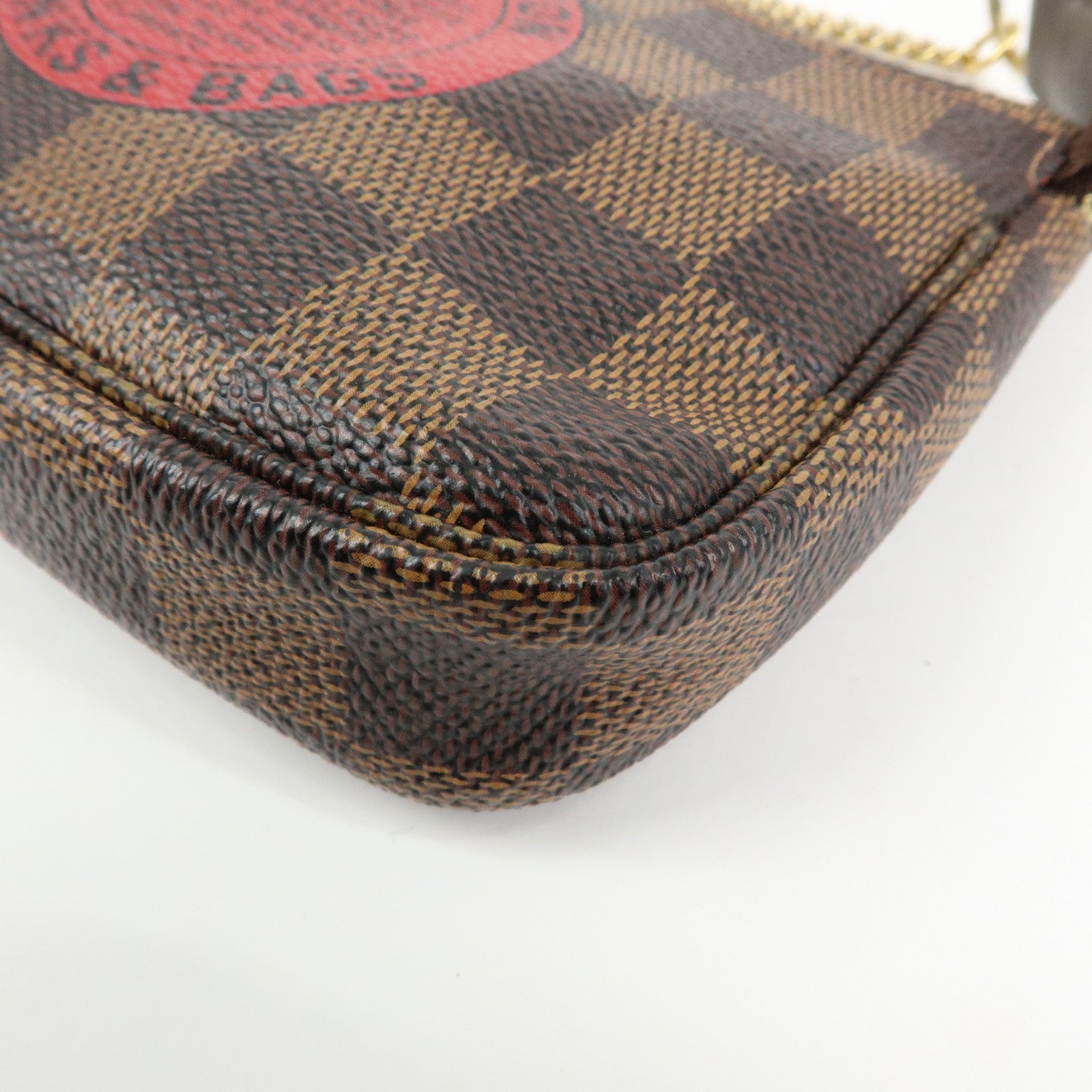 Louis Vuitton Damier T&B Mini Pochette Accessoires Pouch N58011