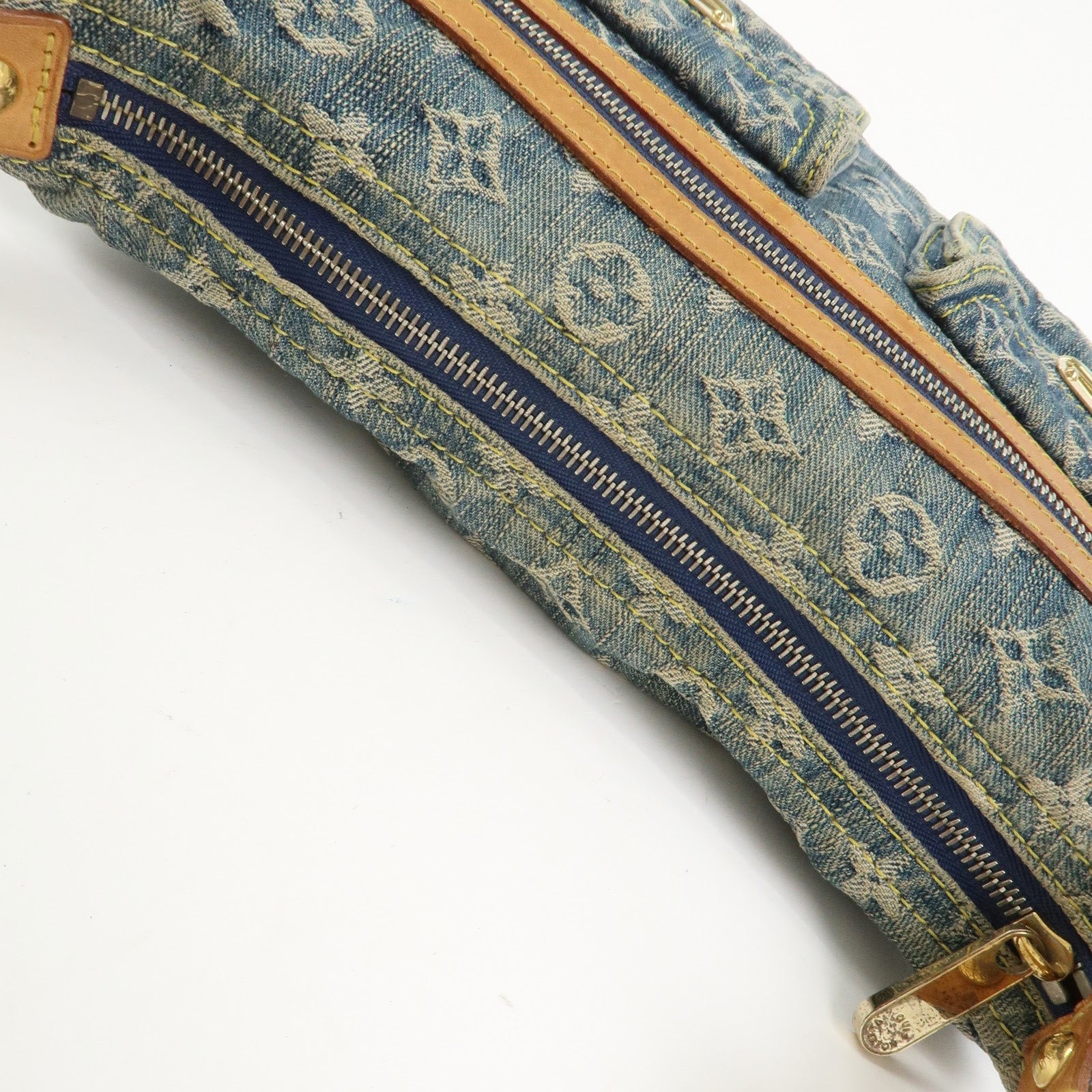 Louis Vuitton Monogram Denim Baggy PM 2Way Bag Shoulder Bag M95049