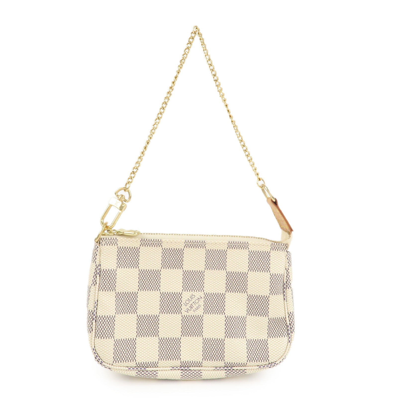 Louis Vuitton Damier Azur Mini Pochette Accessoires Pouch N58010 Used